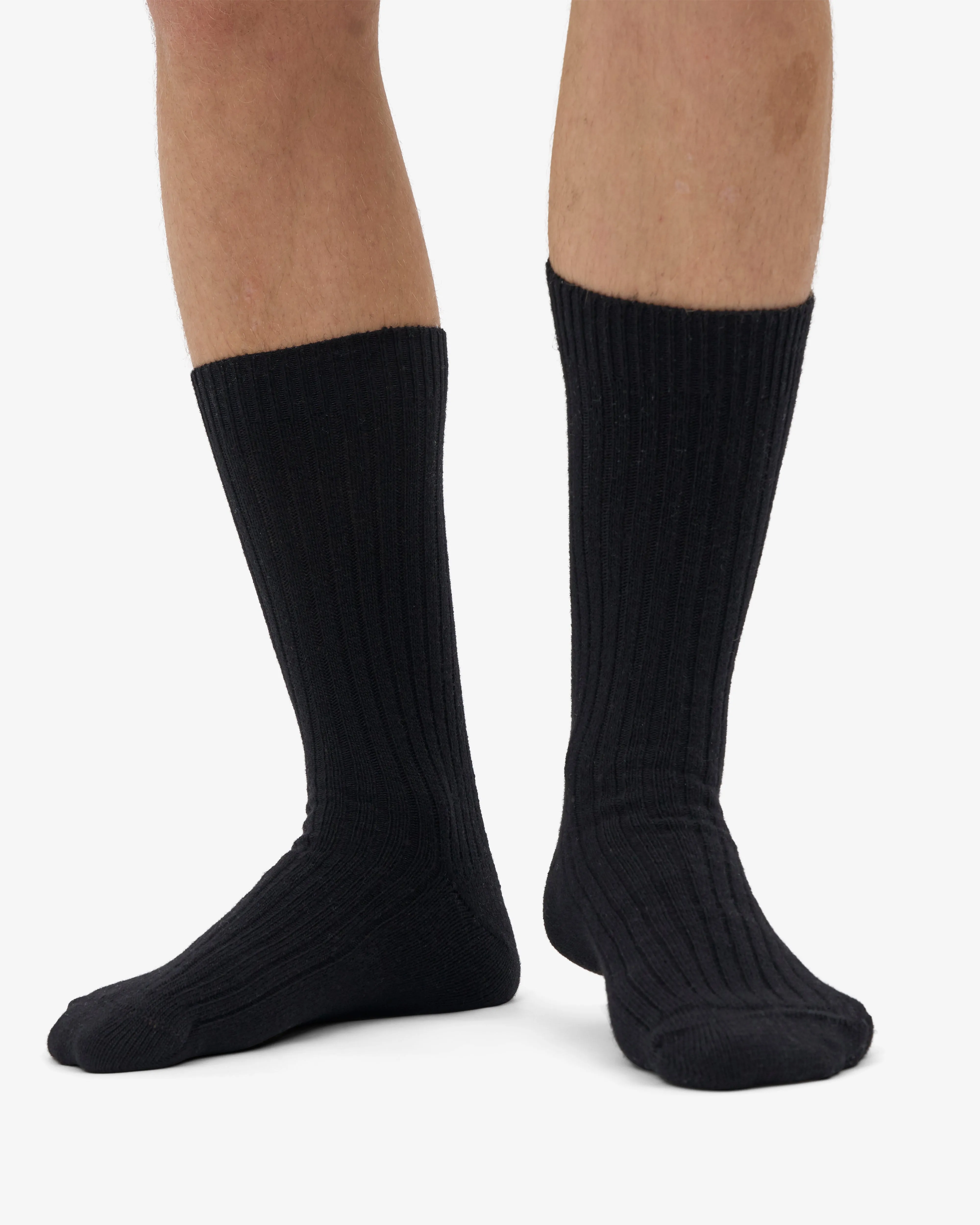 Merino Wool Blend Sock - Deep Black sold by Colorful Standard product image thumbnail 2