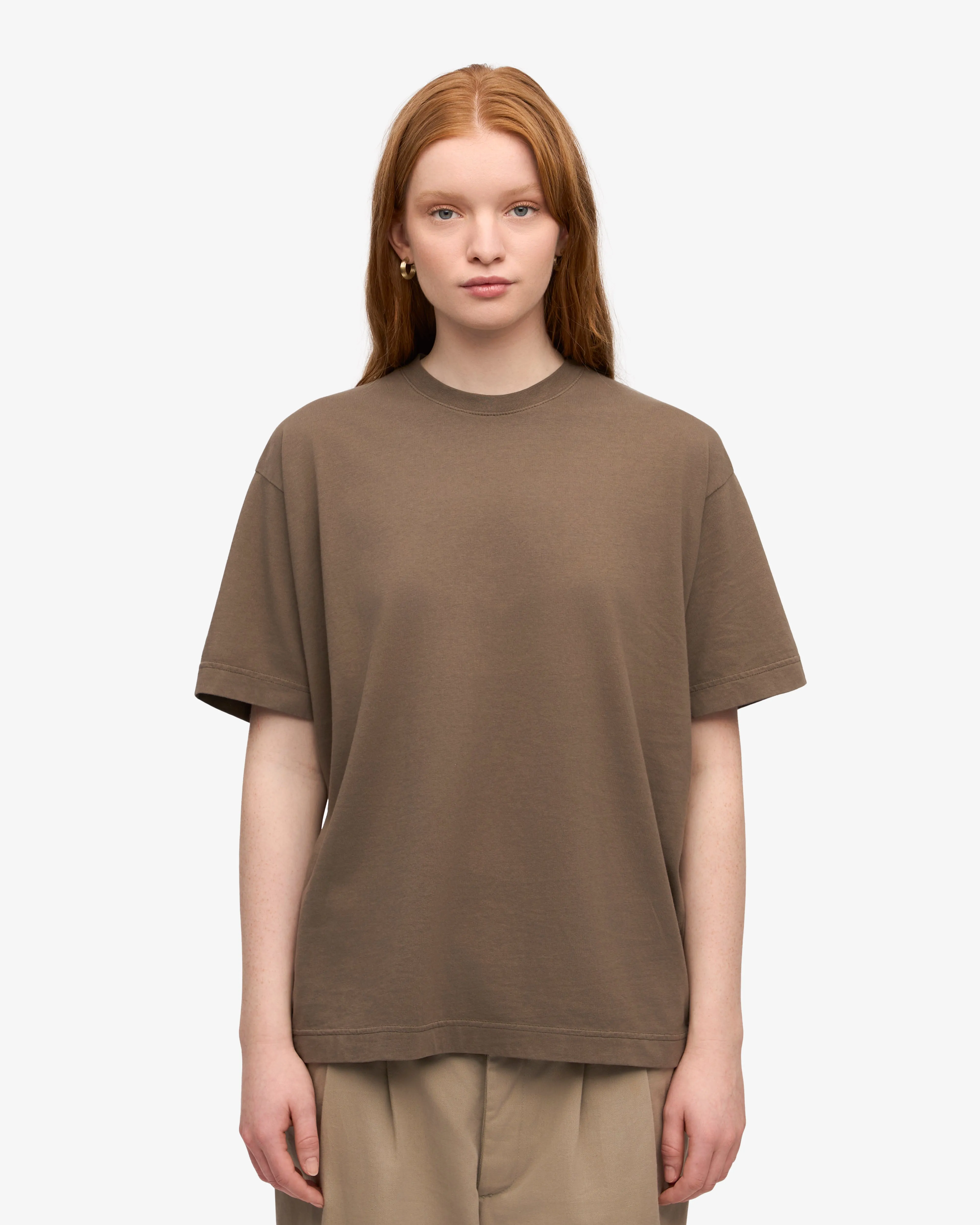 Oversized Organic T-Shirt - Cedar Brown sold by Colorful Standard product image thumbnail 2