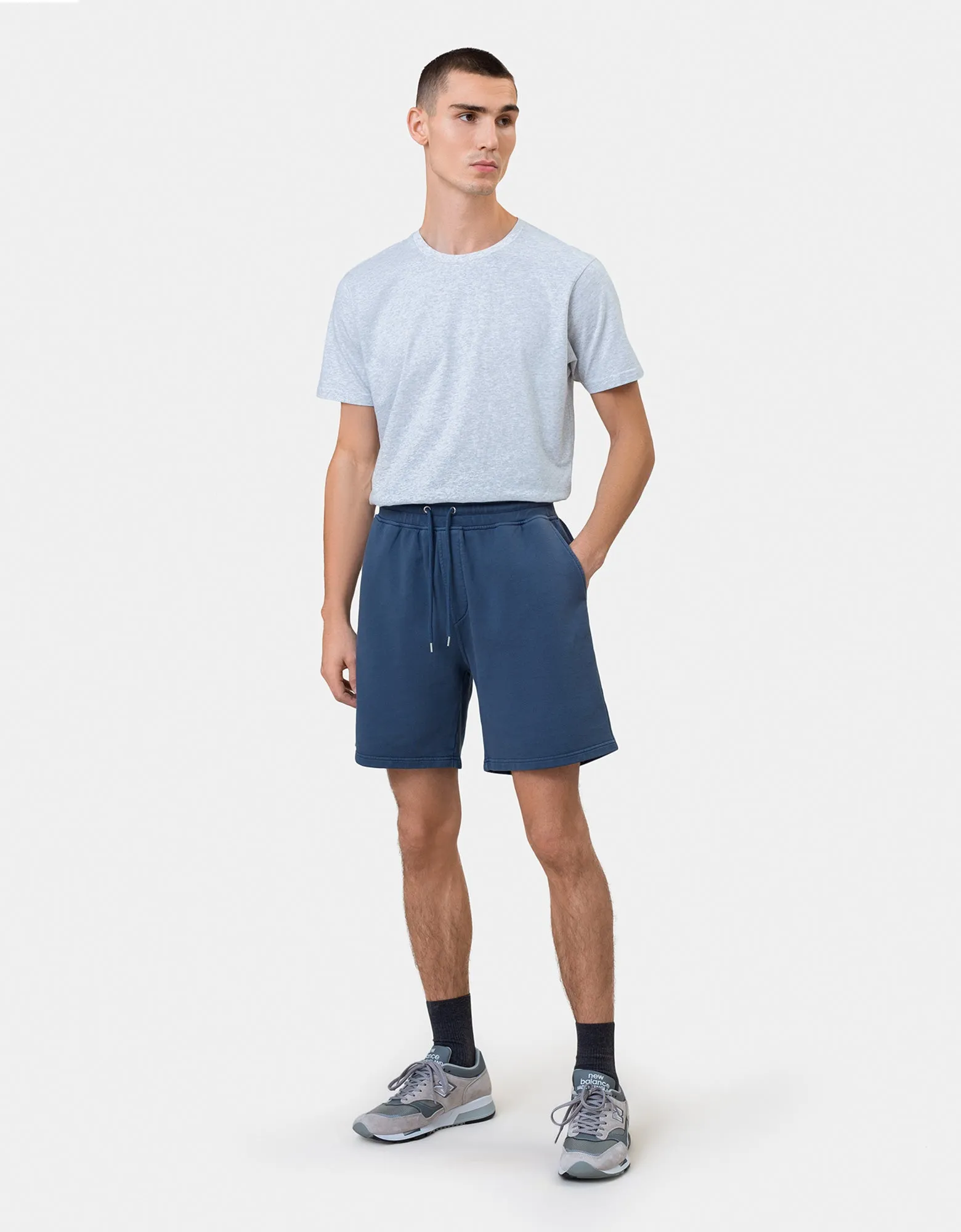 Classic Organic Sweatshorts - Oyster Grey sold by Colorful Standard product image thumbnail 3