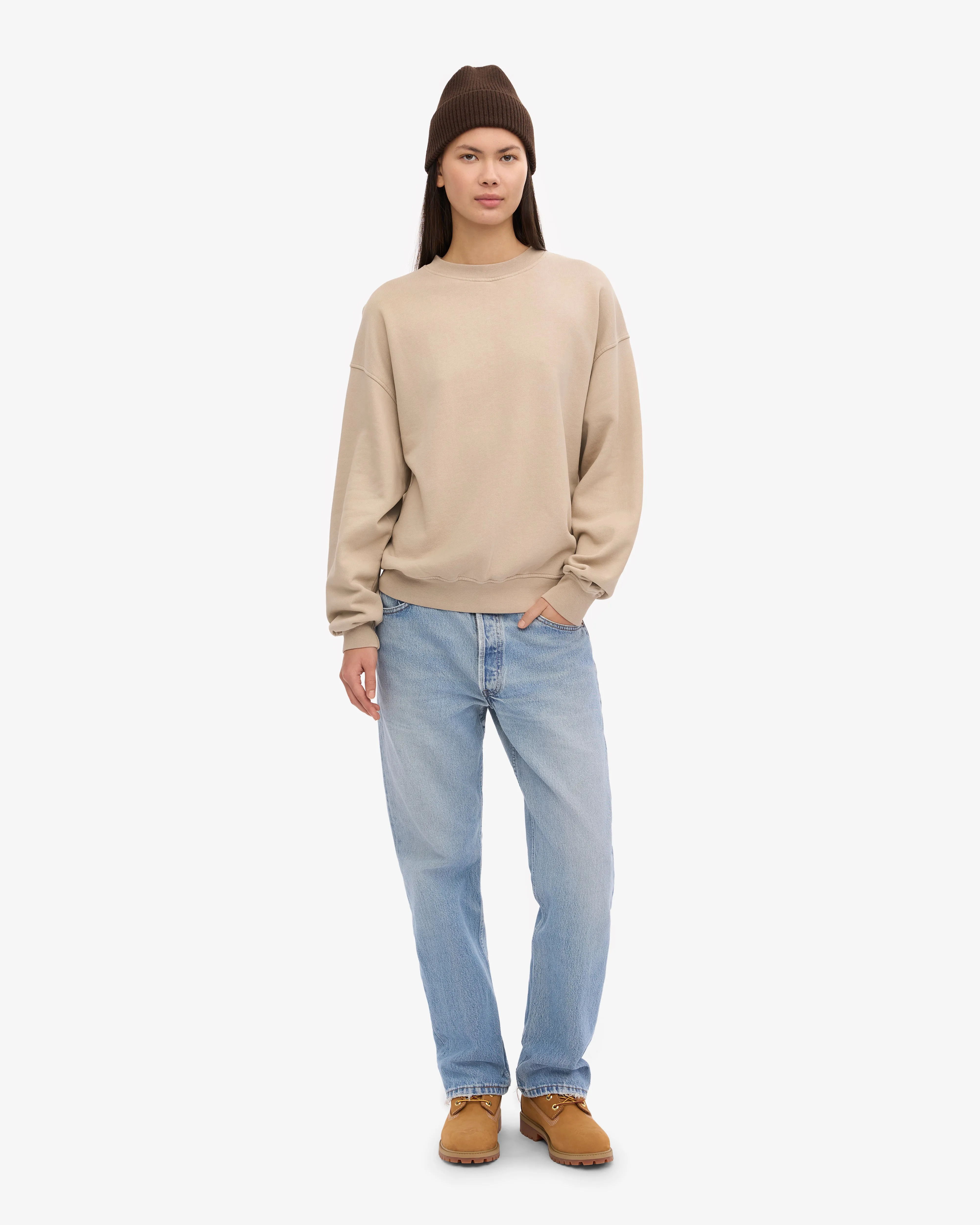 Organic Oversized Crew - Oyster Grey sold by Colorful Standard product image thumbnail 5