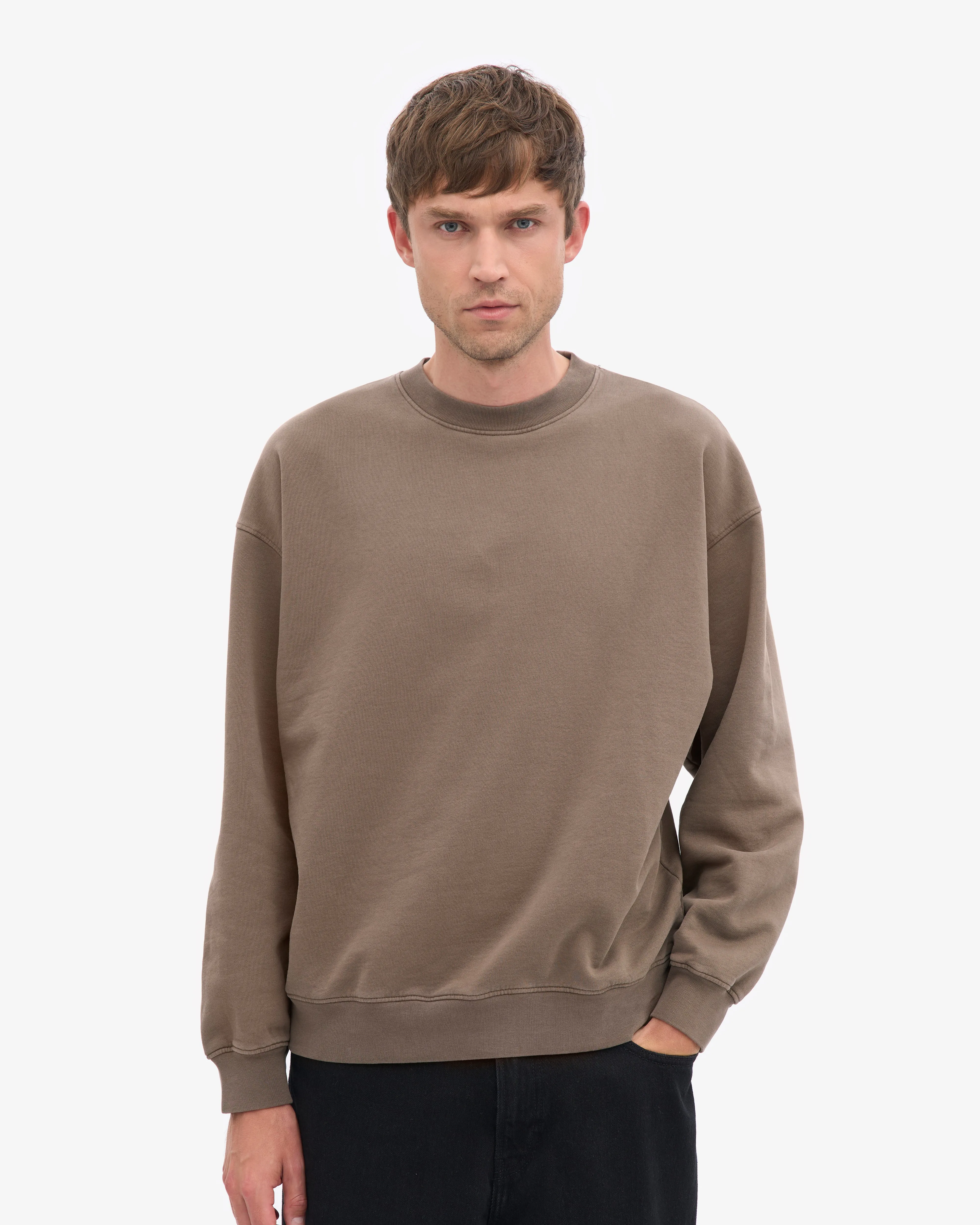 Organic Oversized Crew - Cedar Brown sold by Colorful Standard product image thumbnail 2