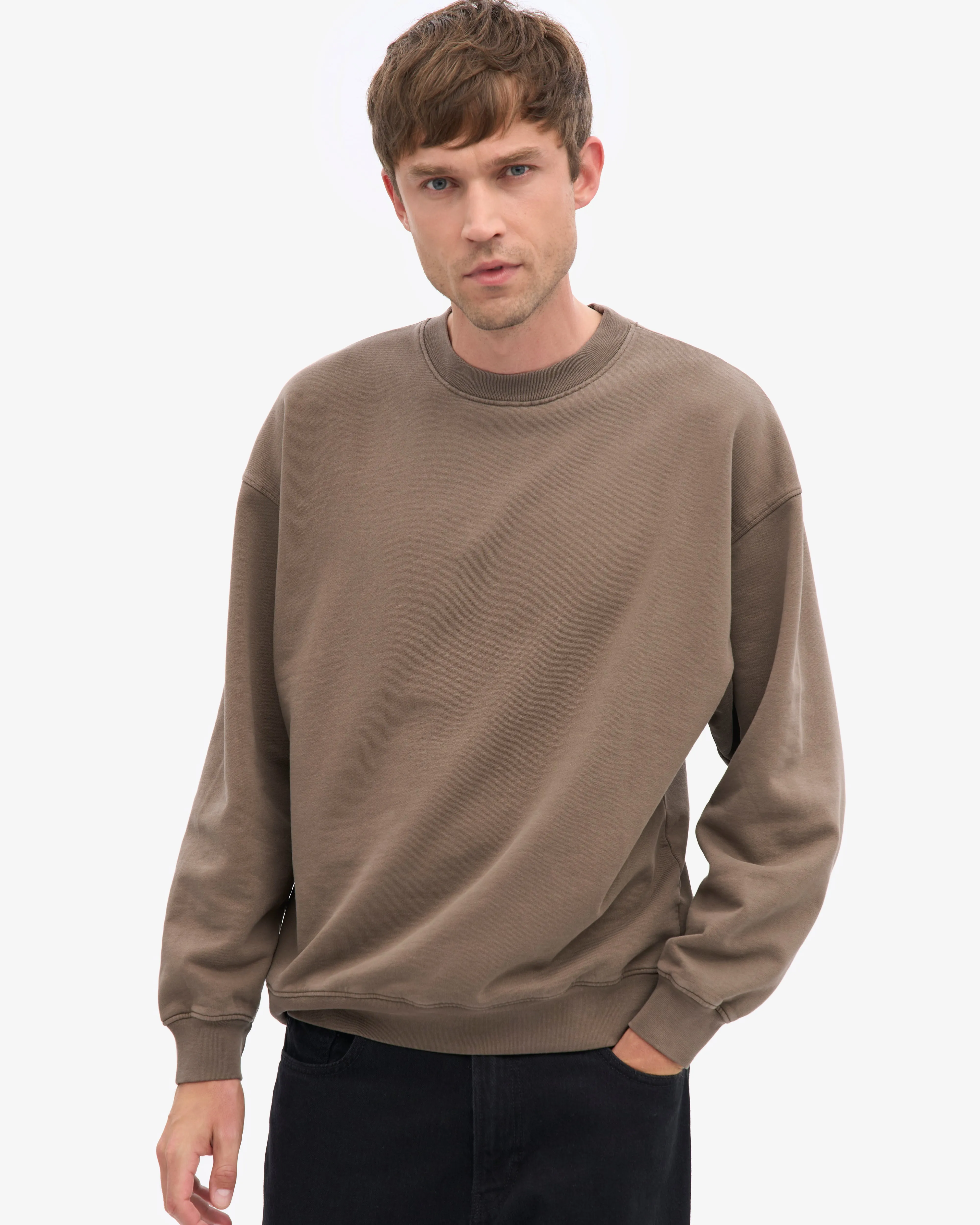 Organic Oversized Crew - Cedar Brown sold by Colorful Standard product image thumbnail 5