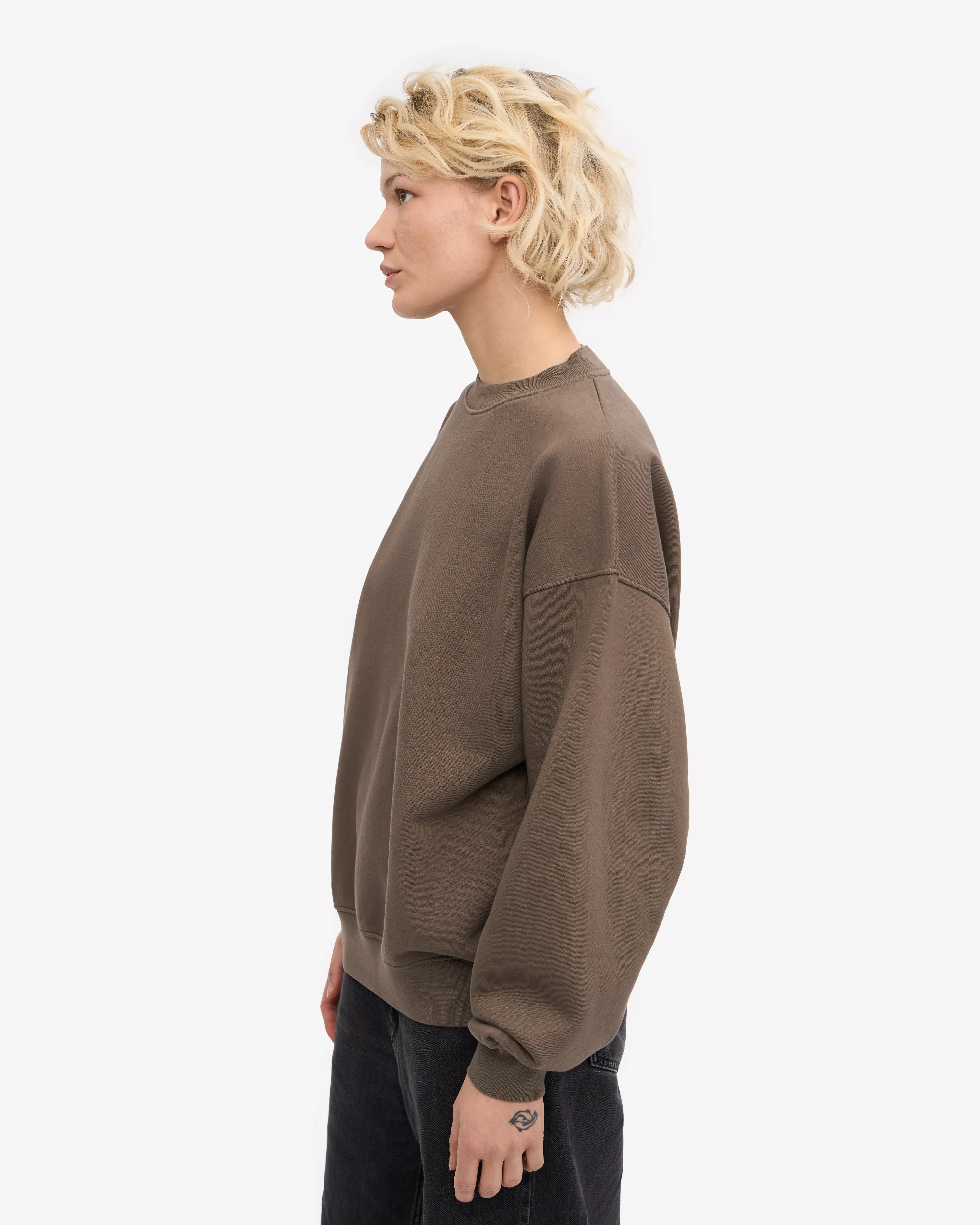 Organic Oversized Crew - Cedar Brown sold by Colorful Standard product image thumbnail 3