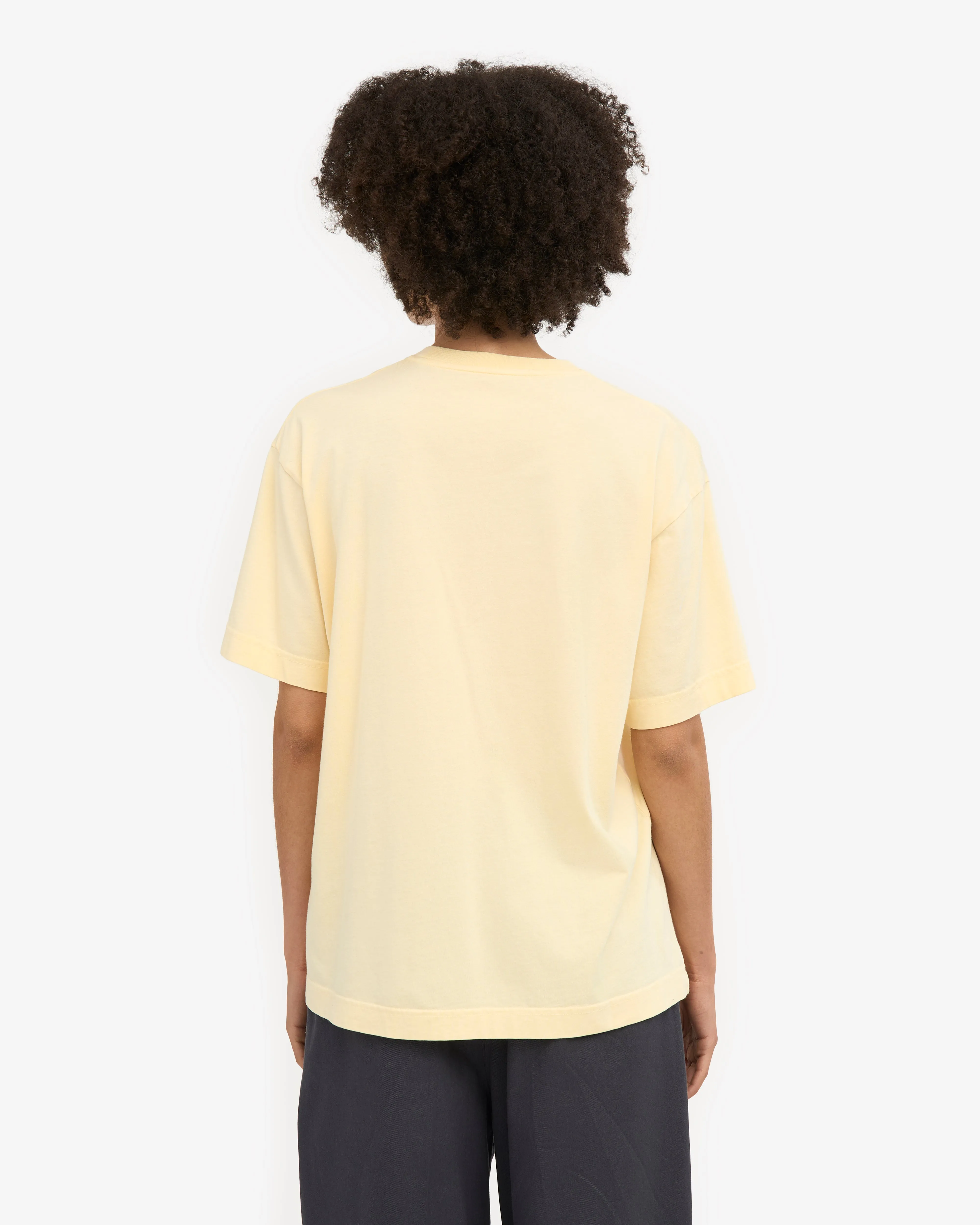 Oversized Organic T-Shirt - Soft Yellow sold by Colorful Standard product image thumbnail 4