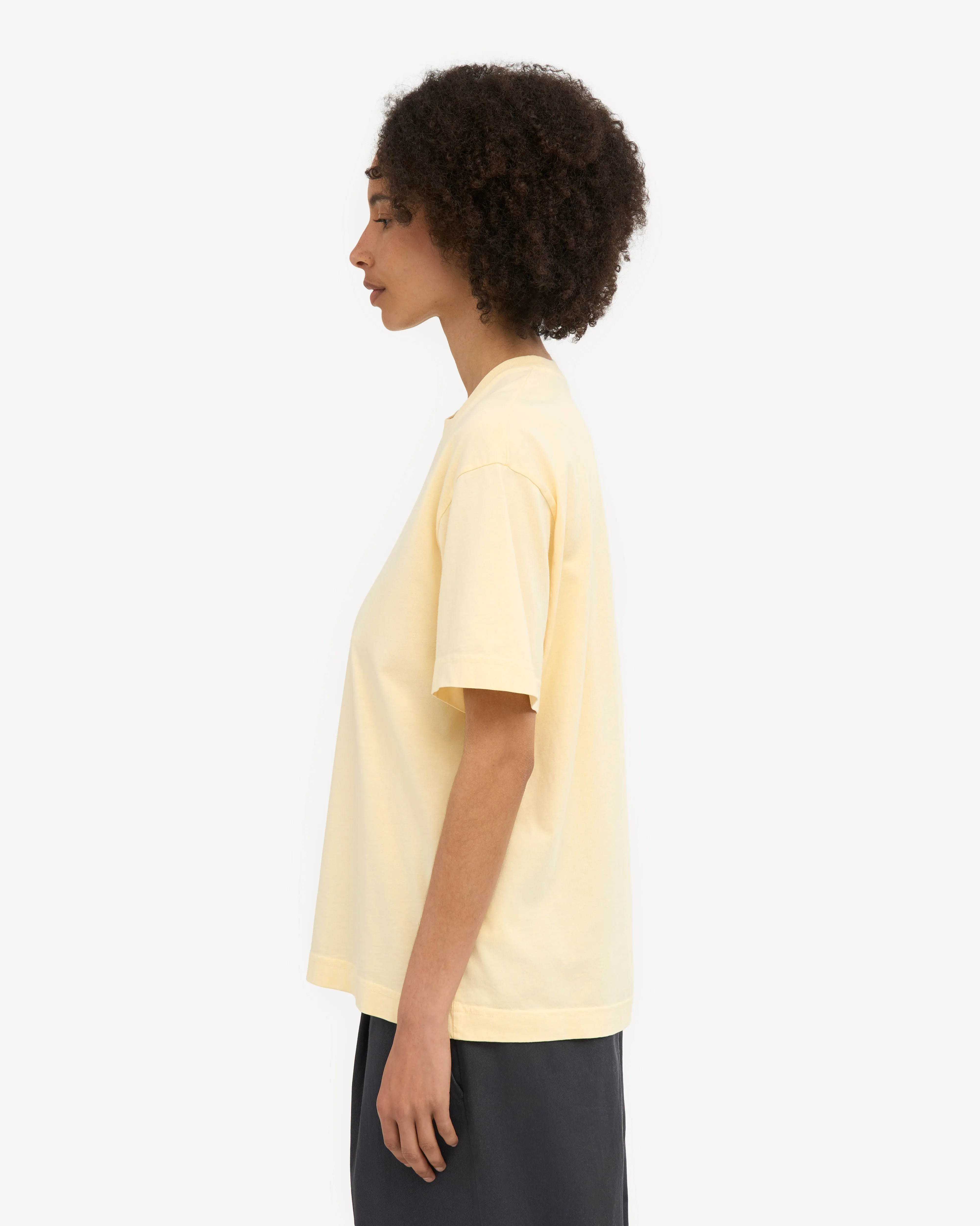 Oversized Organic T-Shirt - Soft Yellow sold by Colorful Standard product image thumbnail 3
