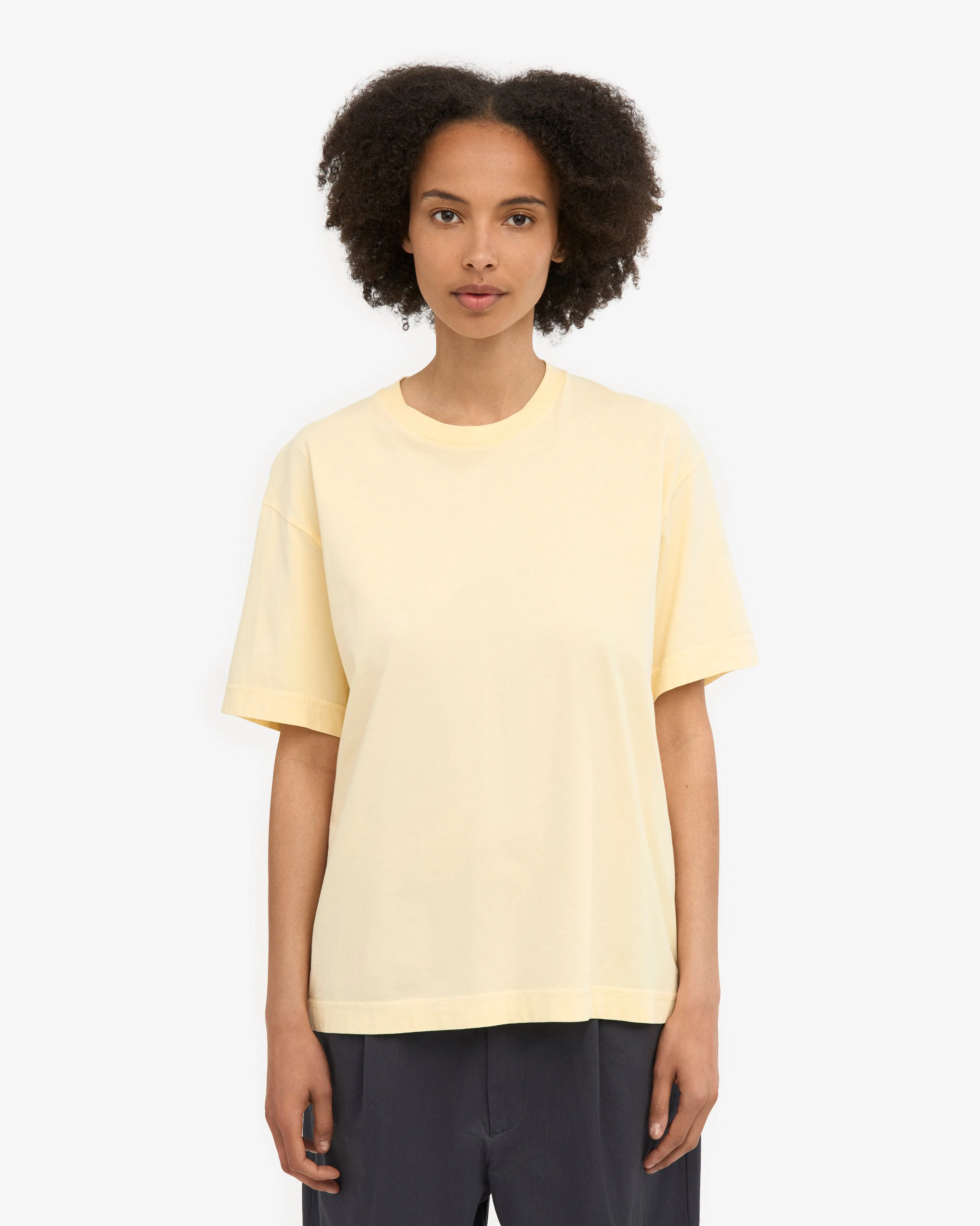 Oversized Organic T-Shirt - Soft Yellow sold by Colorful Standard product image thumbnail 2