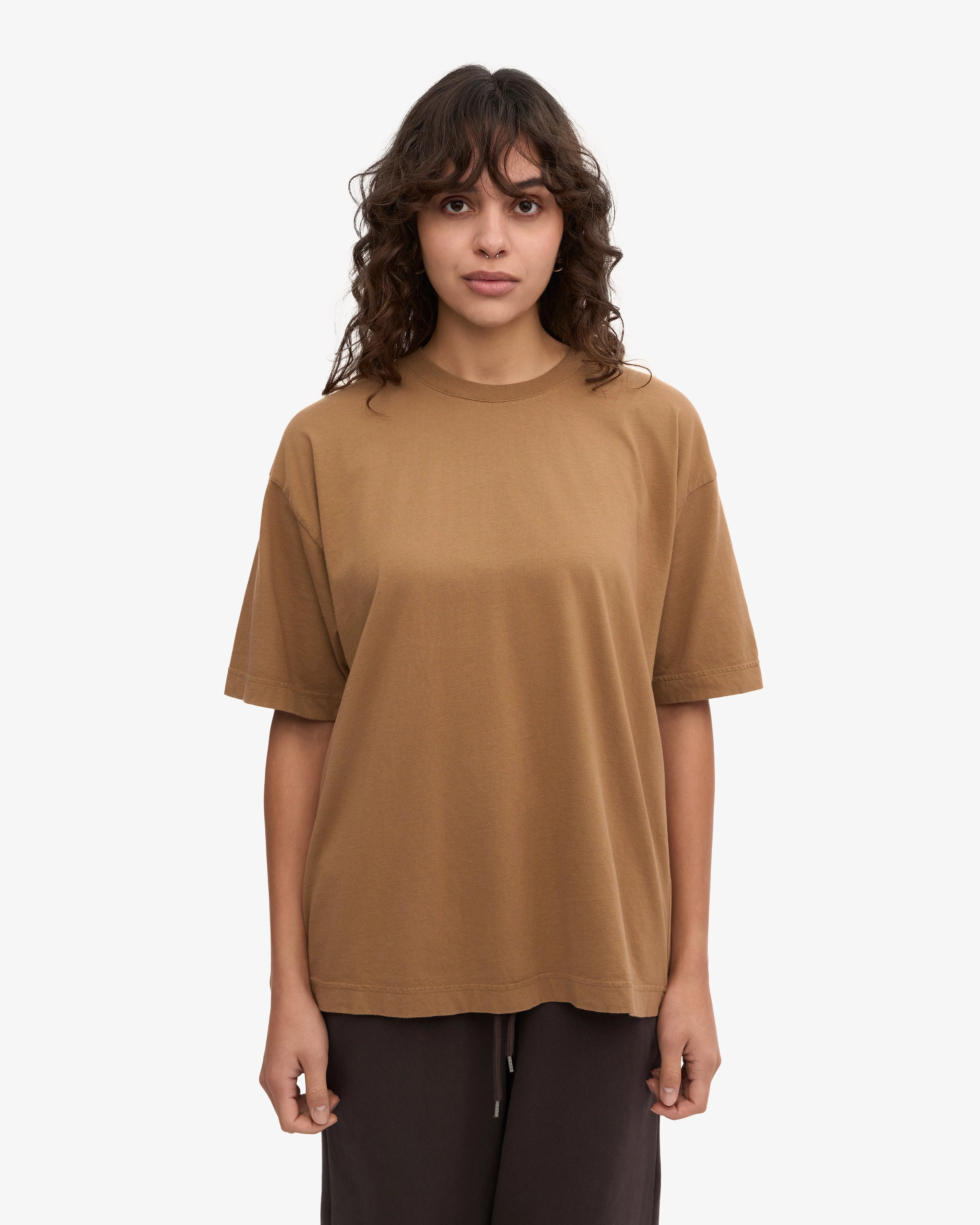 Oversized Organic T-Shirt - Sahara Camel sold by Colorful Standard product image thumbnail 2