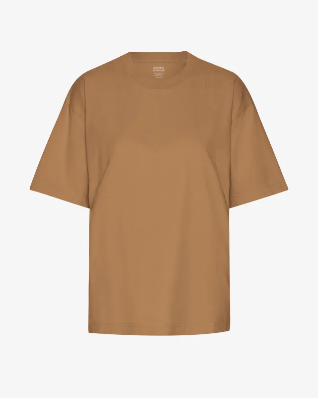 Oversized Organic T-Shirt - Sahara Camel sold by Colorful Standard