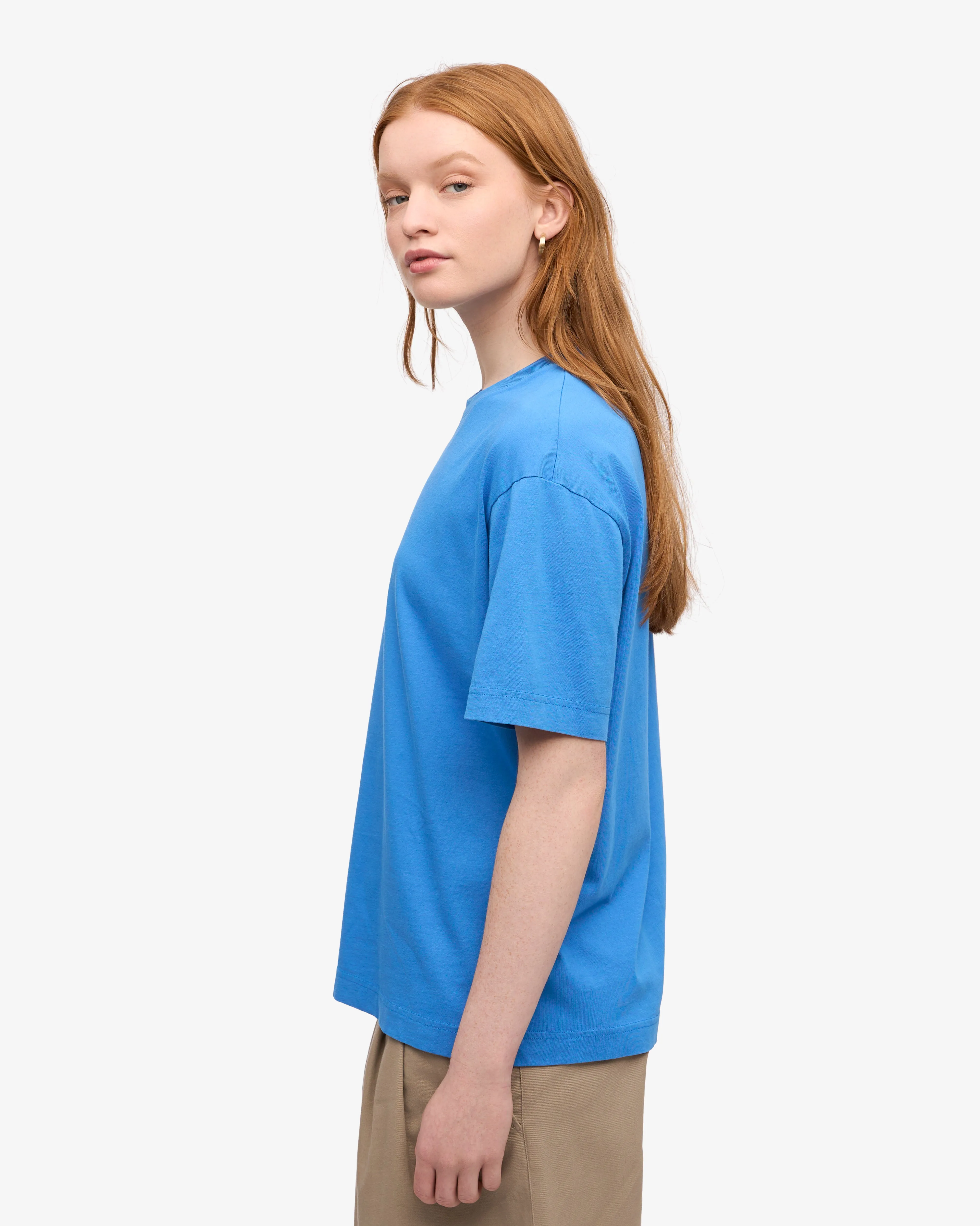 Oversized Organic T-Shirt - Pacific Blue sold by Colorful Standard product image thumbnail 3