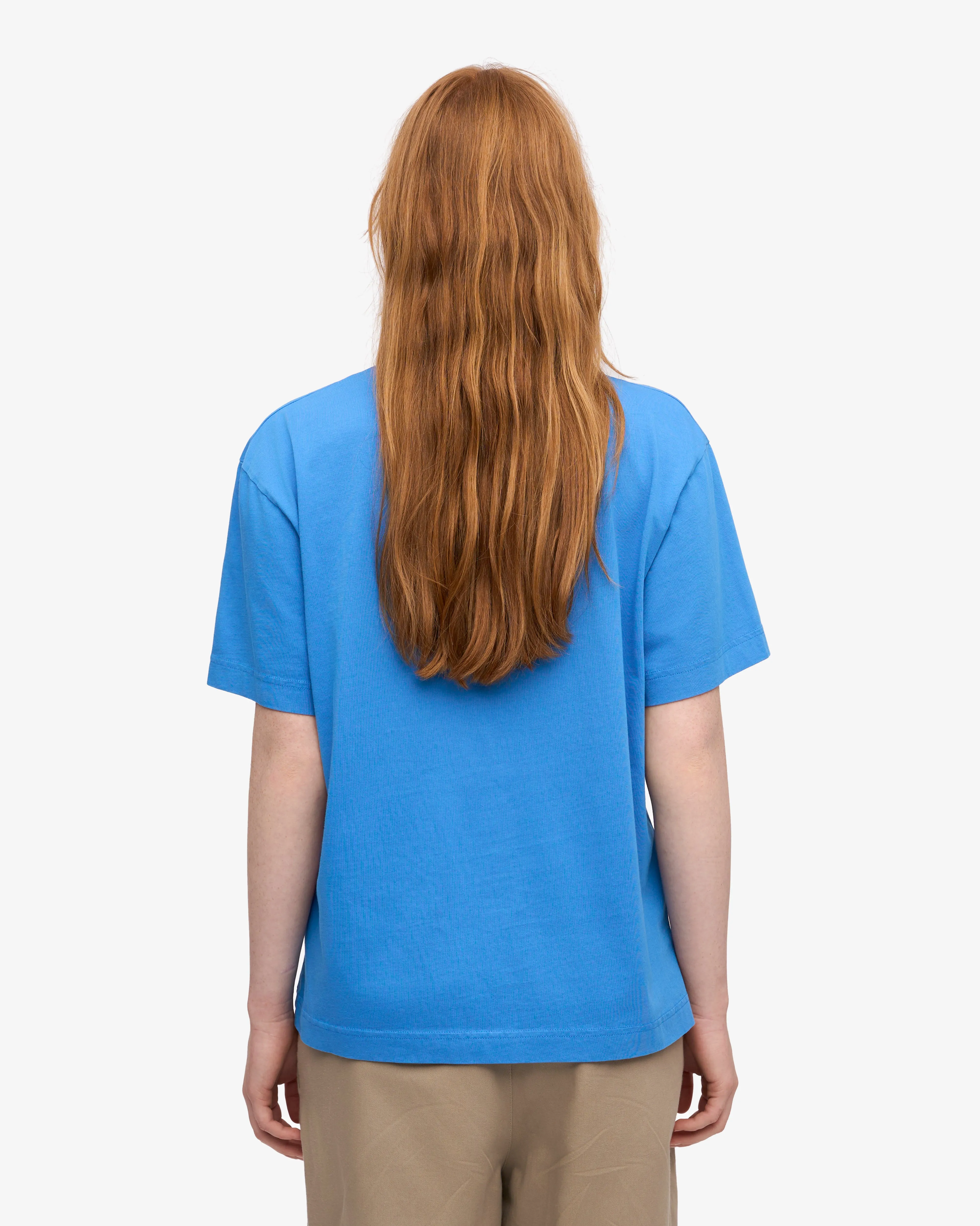 Oversized Organic T-Shirt - Pacific Blue sold by Colorful Standard product image thumbnail 4