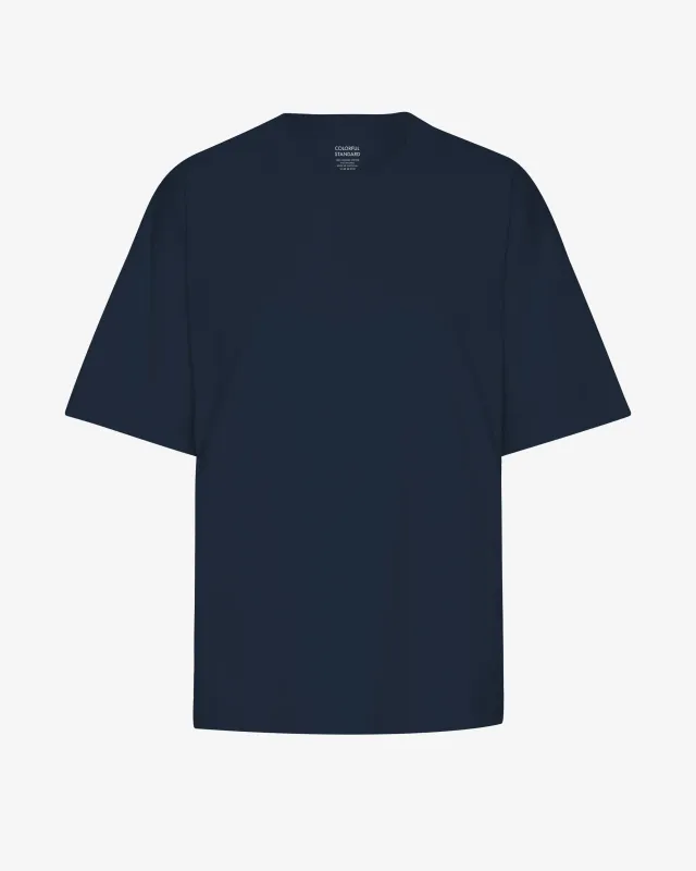 Oversized Organic T-Shirt - Navy Blue sold by Colorful Standard