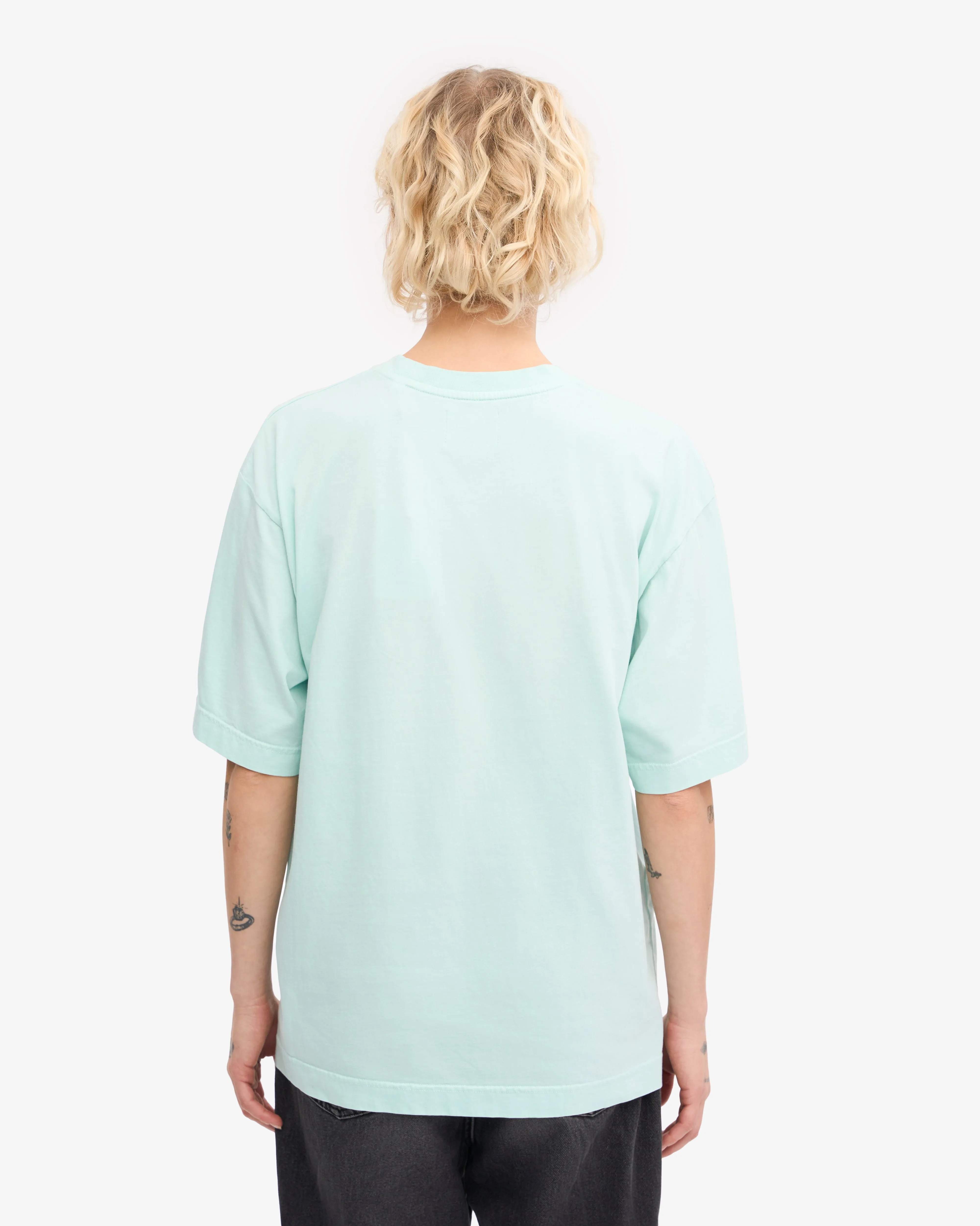 Oversized Organic T-Shirt - Light Aqua sold by Colorful Standard product image thumbnail 4