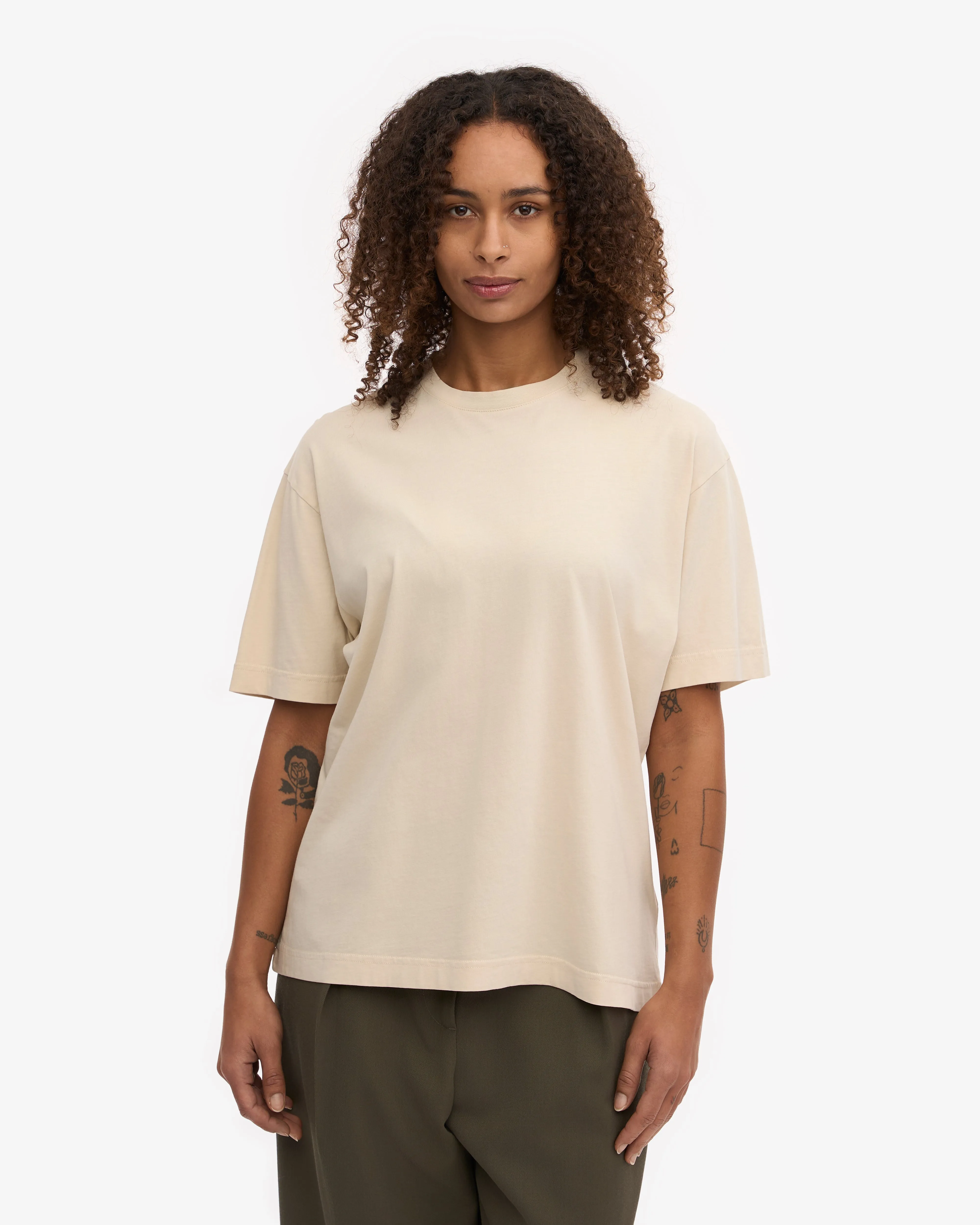 Oversized Organic T-Shirt - Ivory White sold by Colorful Standard product image thumbnail 2