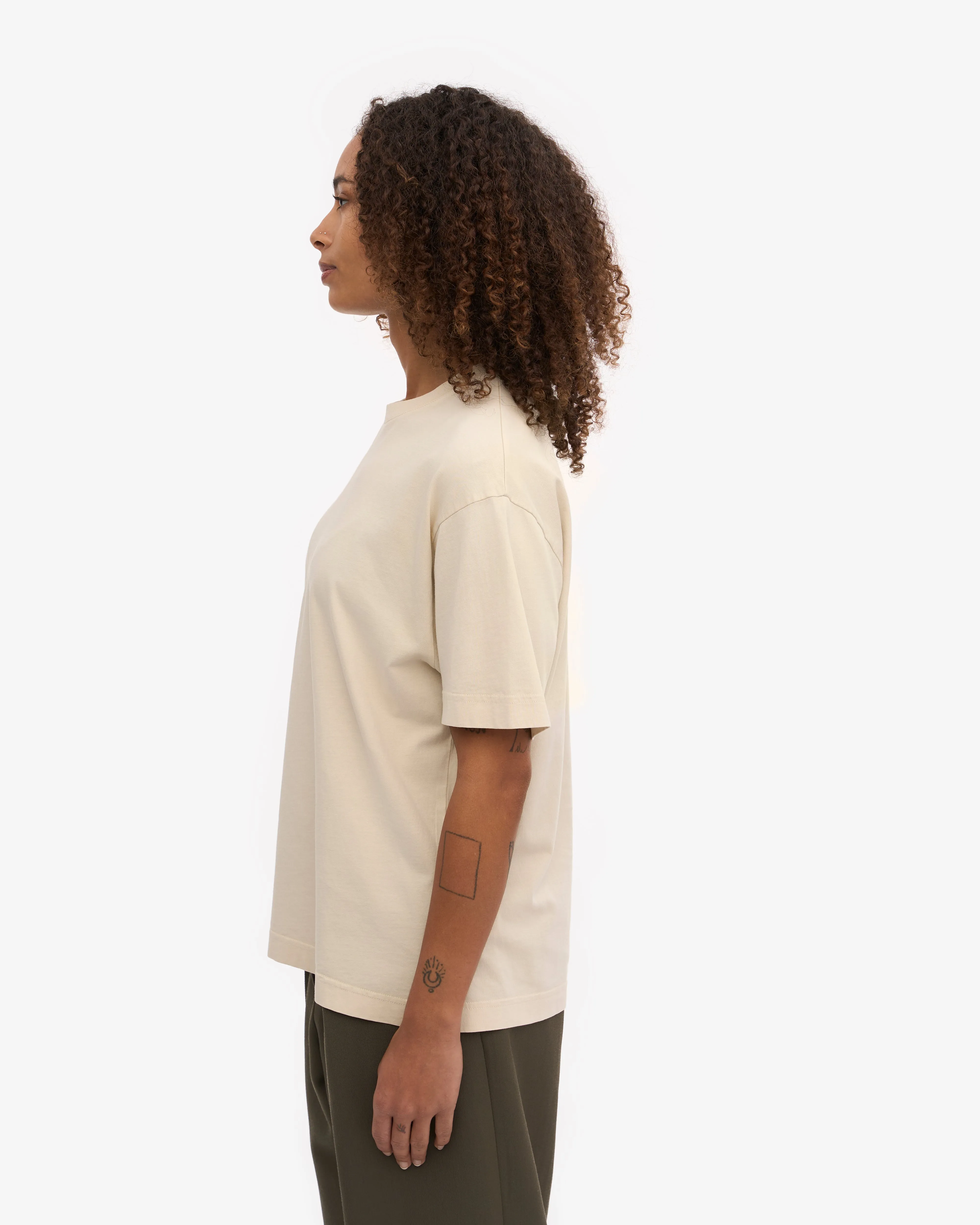 Oversized Organic T-Shirt - Ivory White sold by Colorful Standard product image thumbnail 3