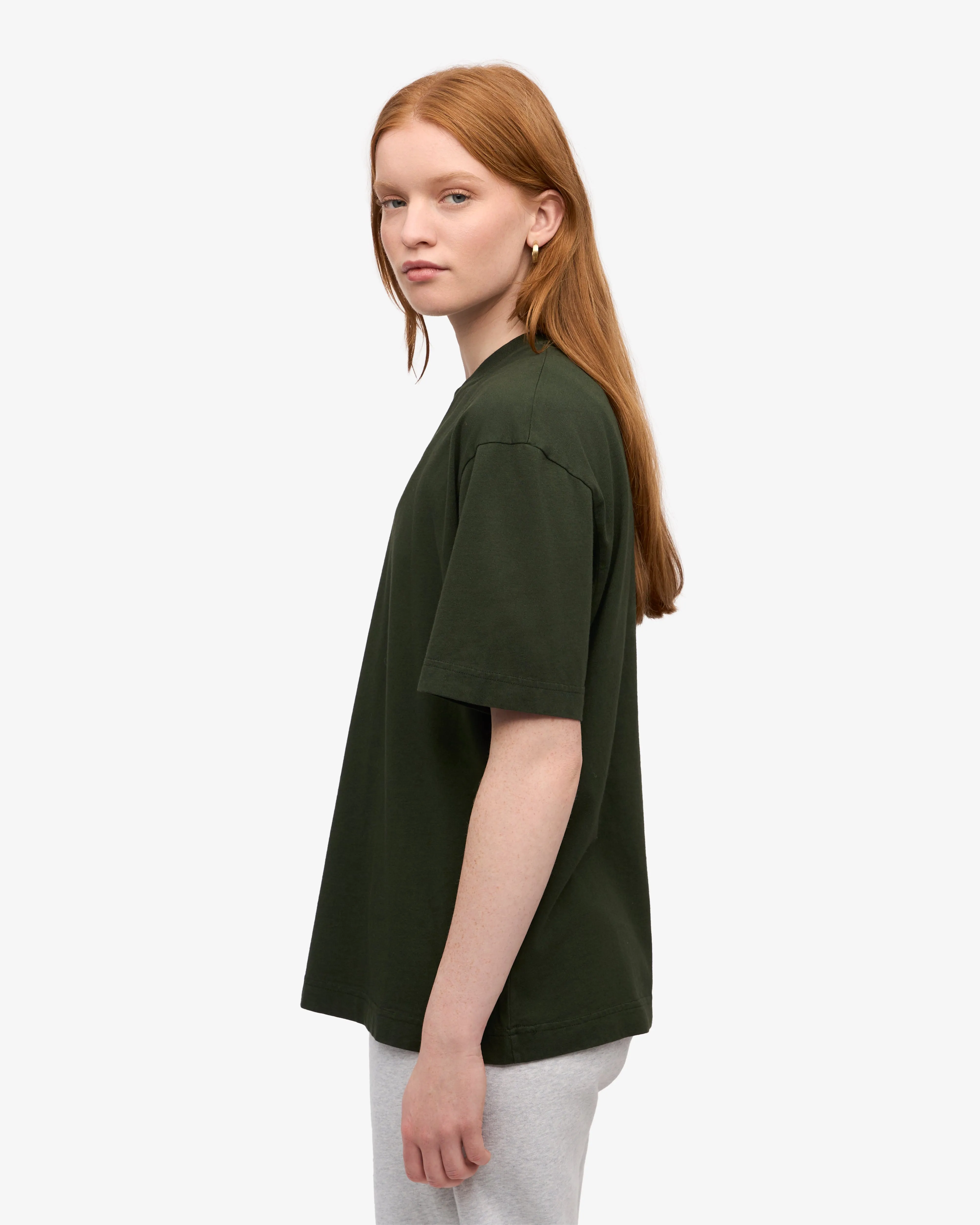 Oversized Organic T-Shirt - Hunter Green sold by Colorful Standard product image thumbnail 3