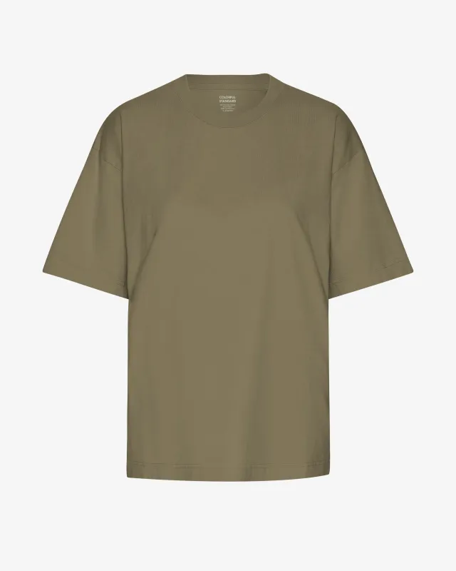 Oversized Organic T-Shirt - Dusty Olive sold by Colorful Standard