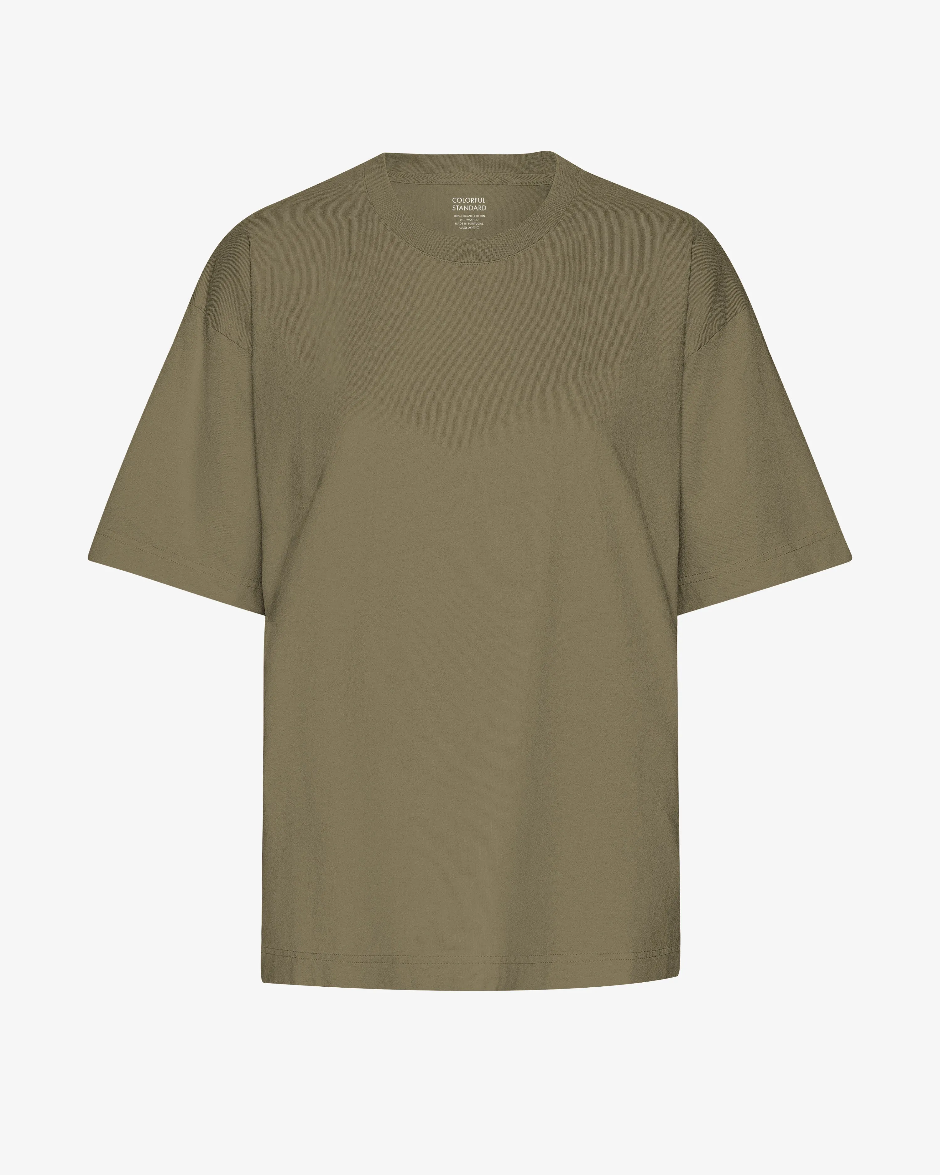 Oversized Organic T-Shirt - Dusty Olive sold by Colorful Standard