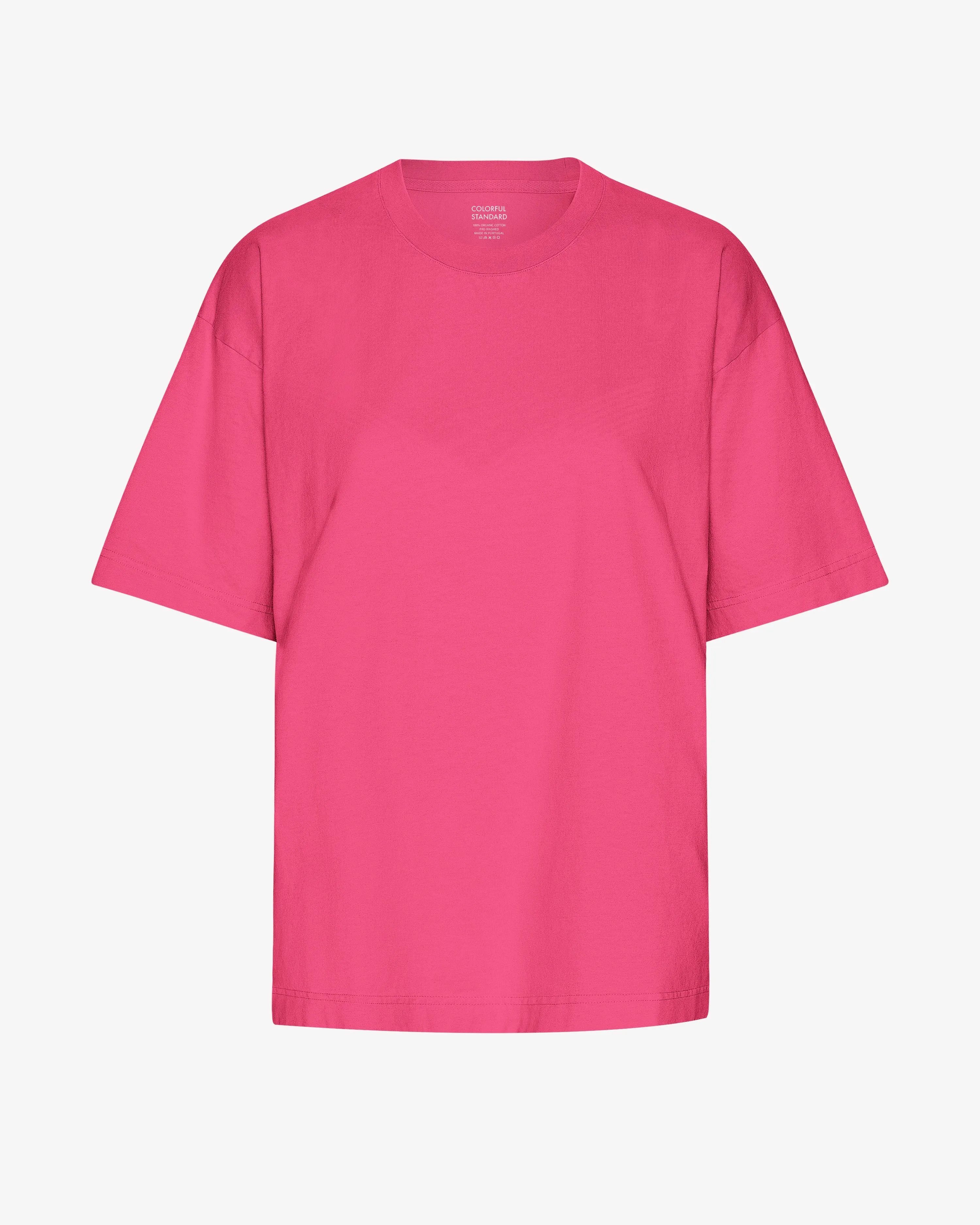 Oversized Organic T-Shirt - Bubblegum Pink sold by Colorful Standard