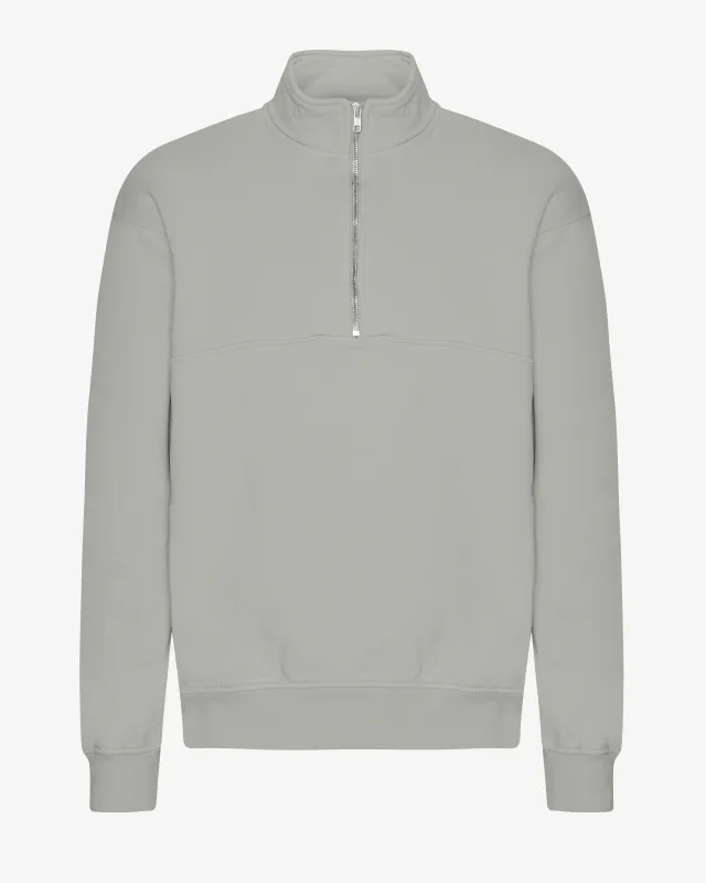 Organic Quarter Zip - Steel Blue sold by Colorful Standard