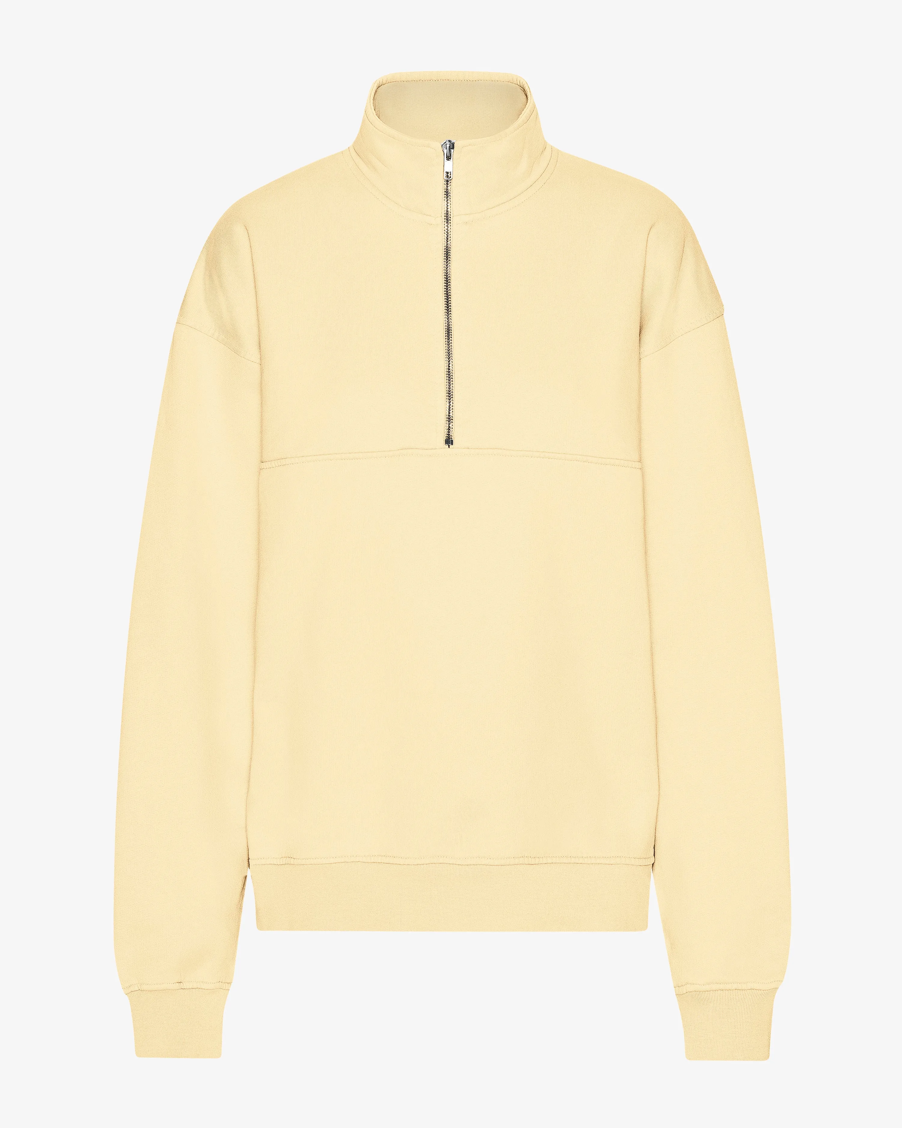 Organic Quarter Zip - Soft Yellow sold by Colorful Standard