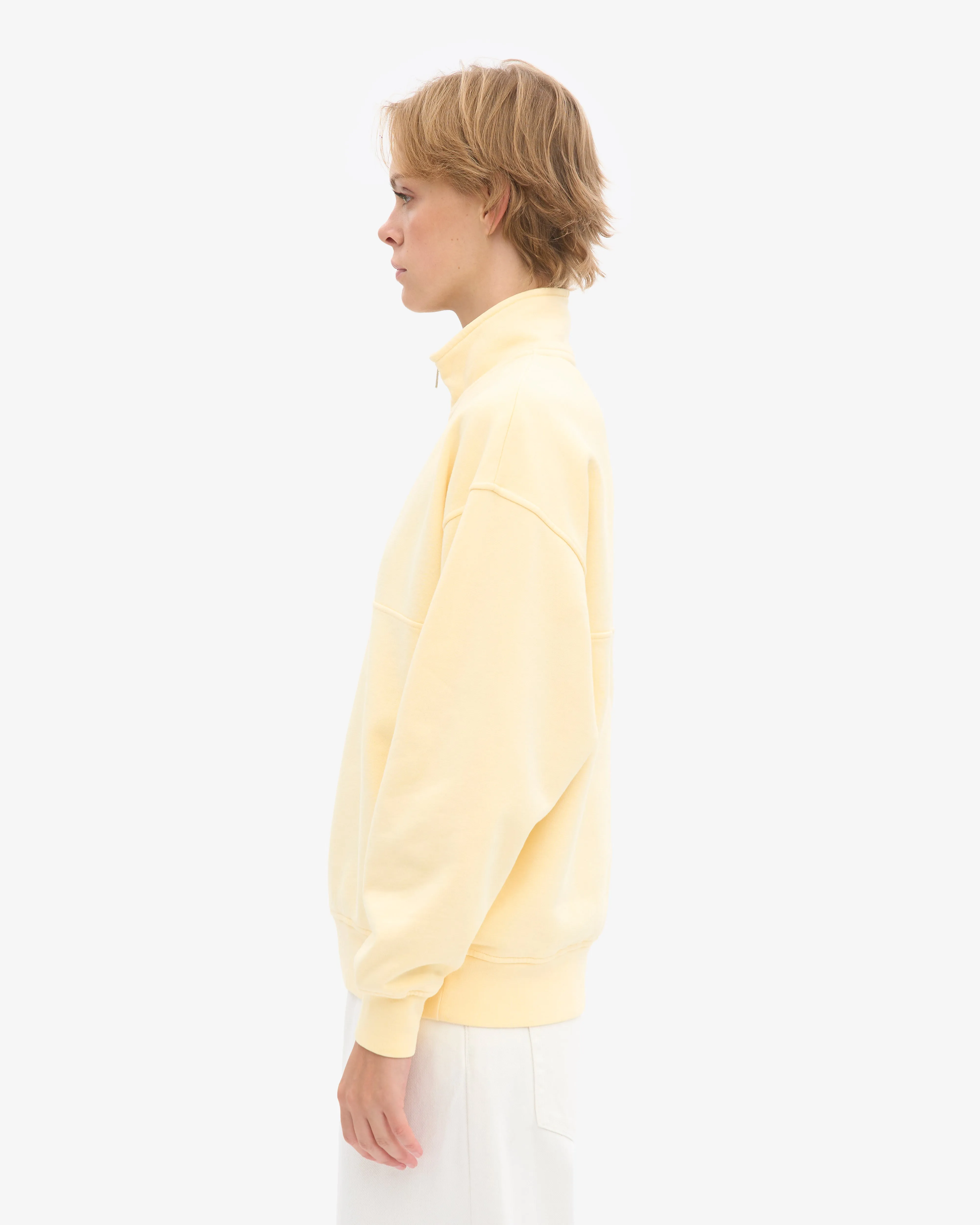 Organic Quarter Zip - Soft Yellow sold by Colorful Standard product image thumbnail 3