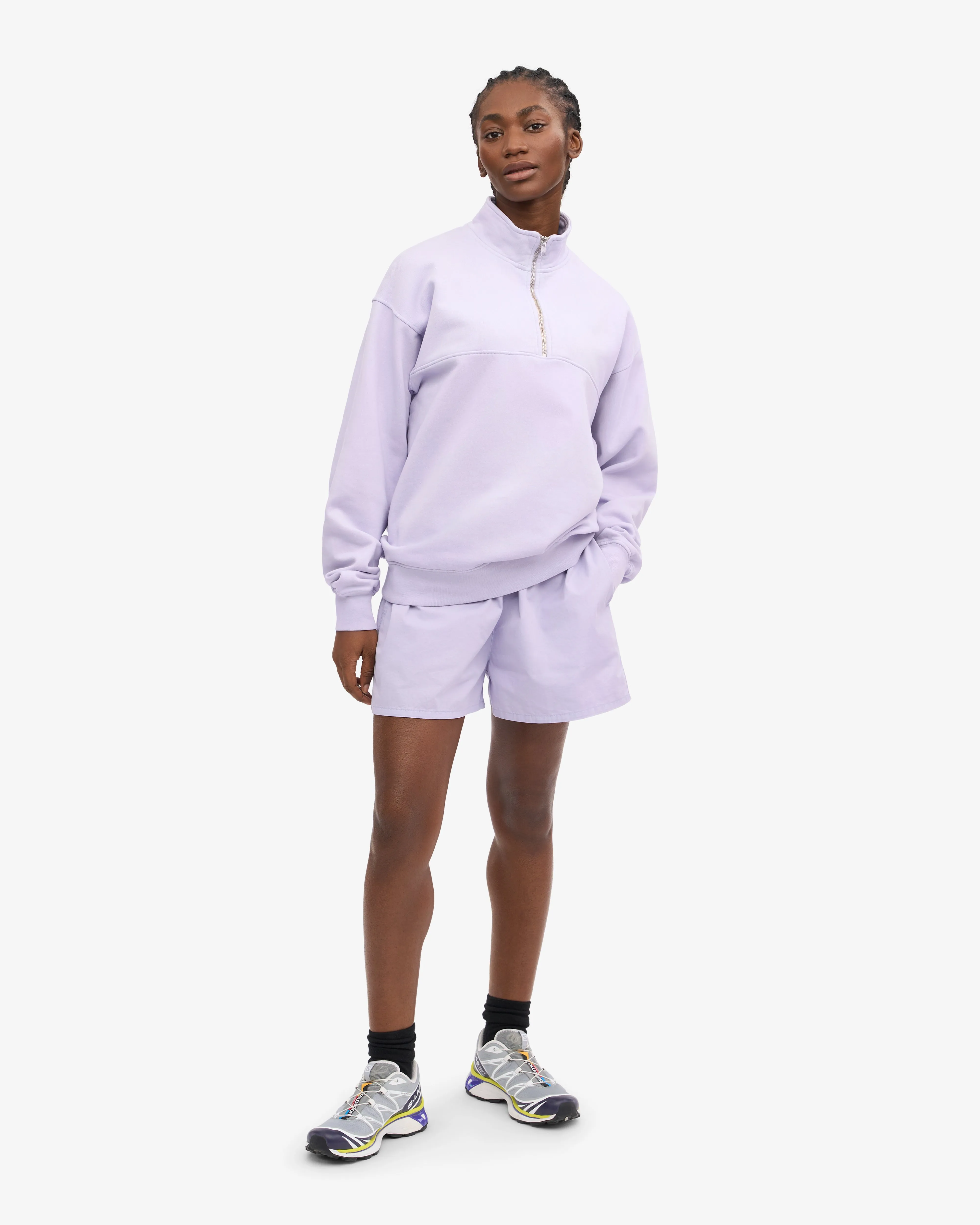 Organic Quarter Zip - Soft Lavender sold by Colorful Standard product image thumbnail 5