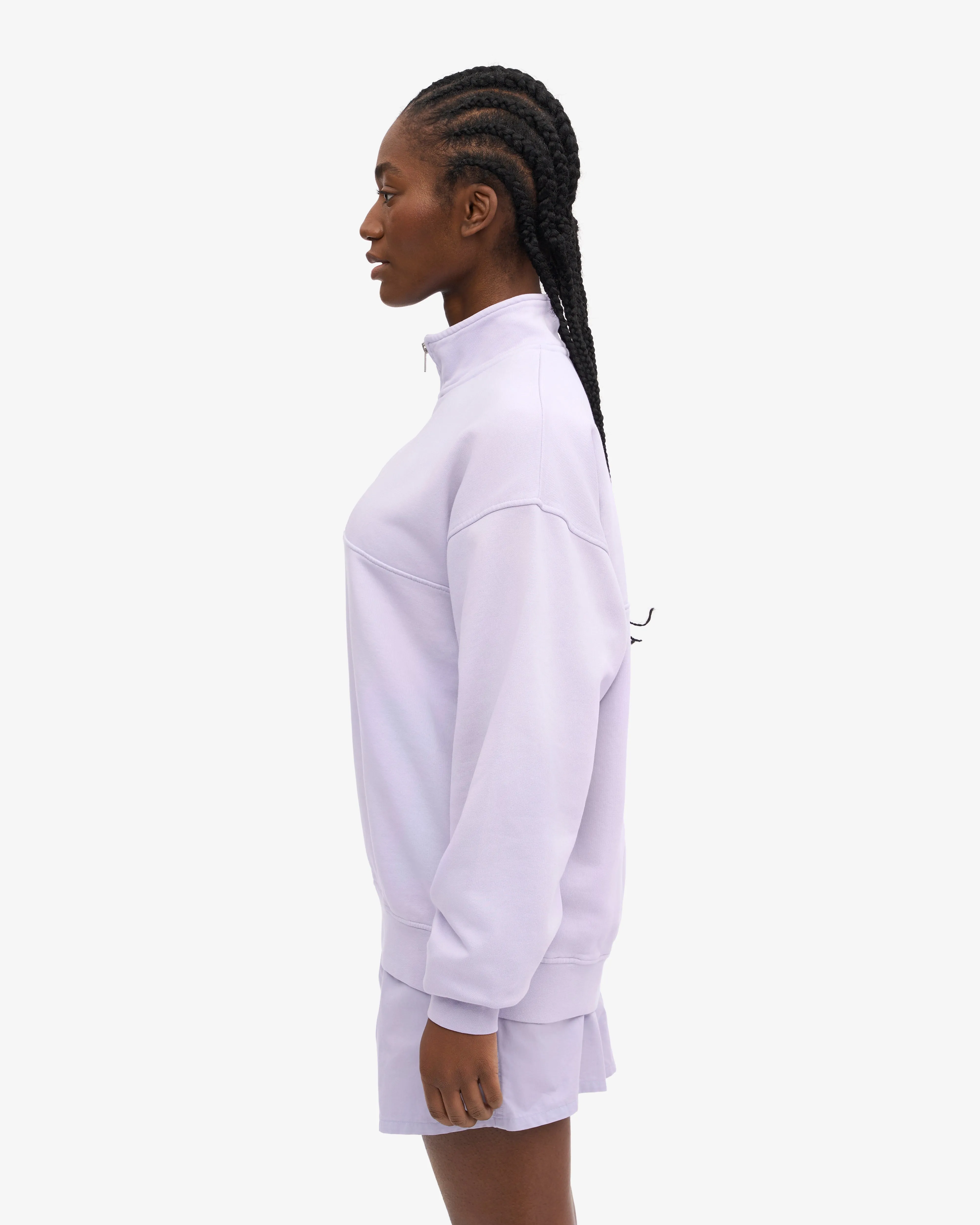 Organic Quarter Zip - Soft Lavender sold by Colorful Standard product image thumbnail 3