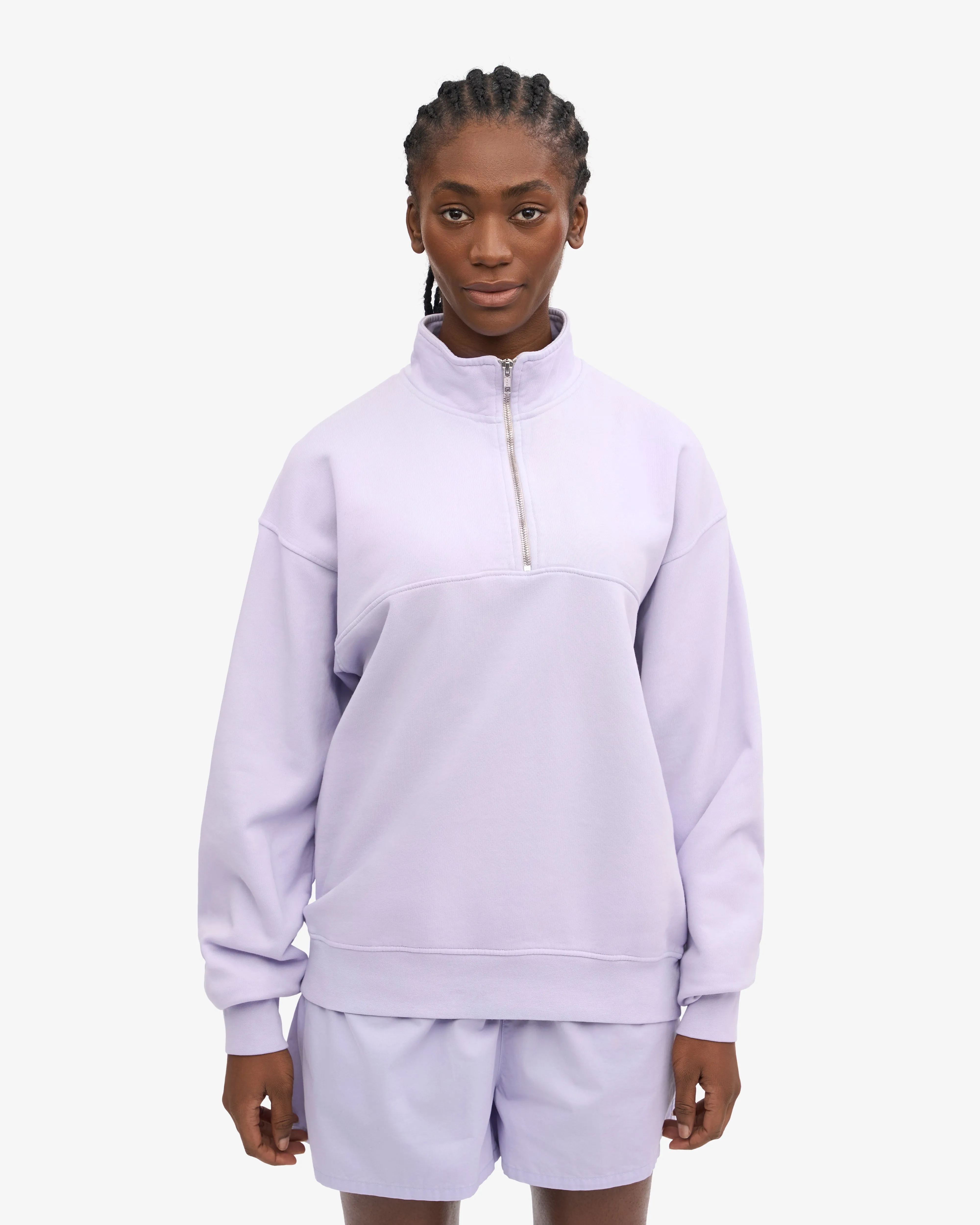Organic Quarter Zip - Soft Lavender sold by Colorful Standard product image thumbnail 2
