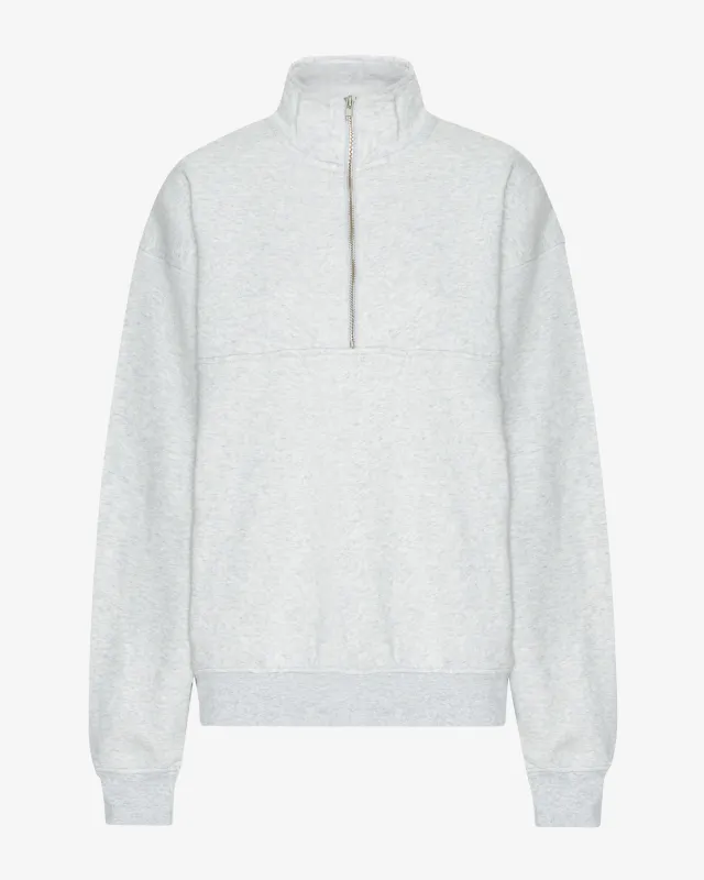 Organic Quarter Zip - Snow Melange sold by Colorful Standard