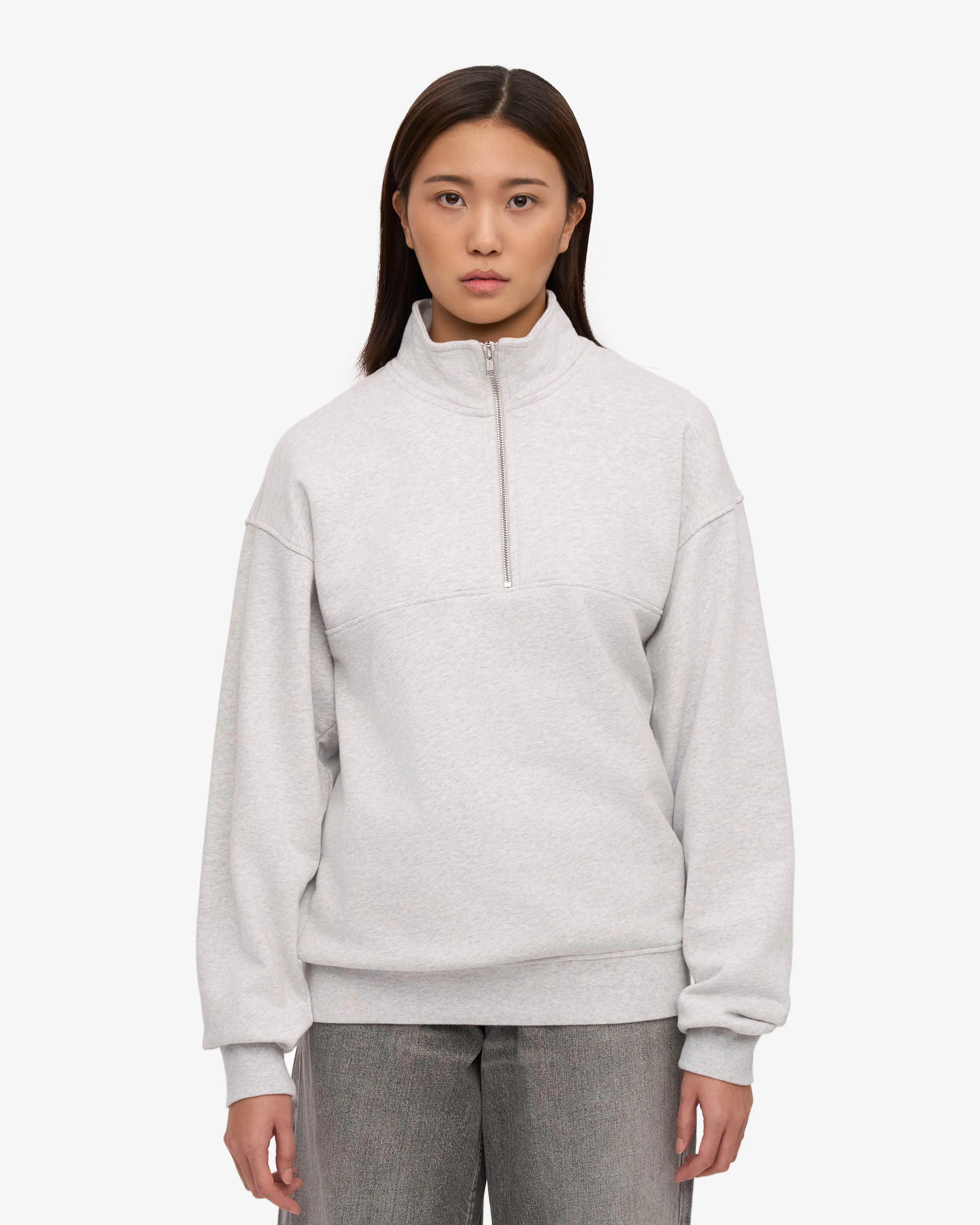 Organic Quarter Zip - Snow Melange sold by Colorful Standard product image thumbnail 2