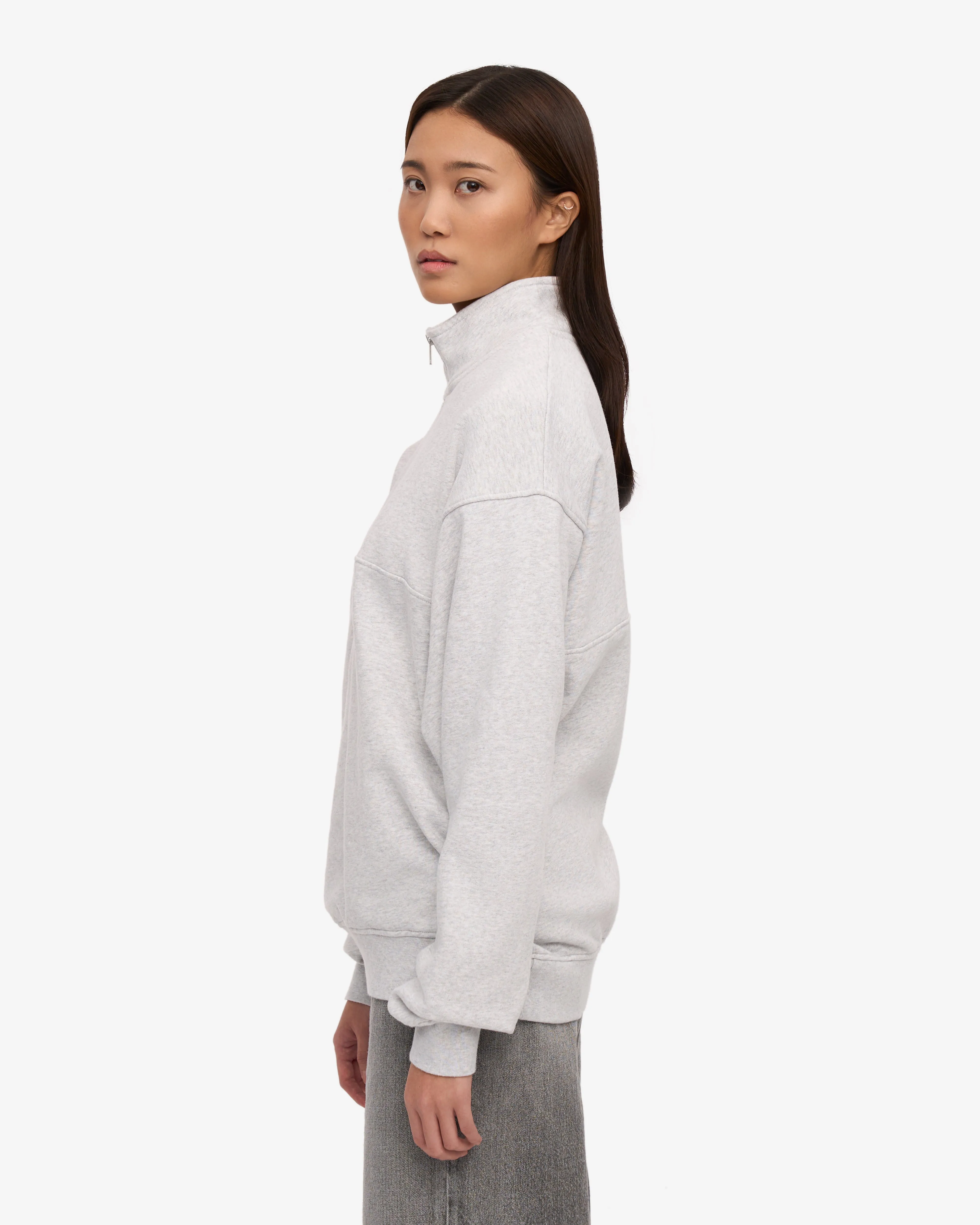 Organic Quarter Zip - Snow Melange sold by Colorful Standard product image thumbnail 3
