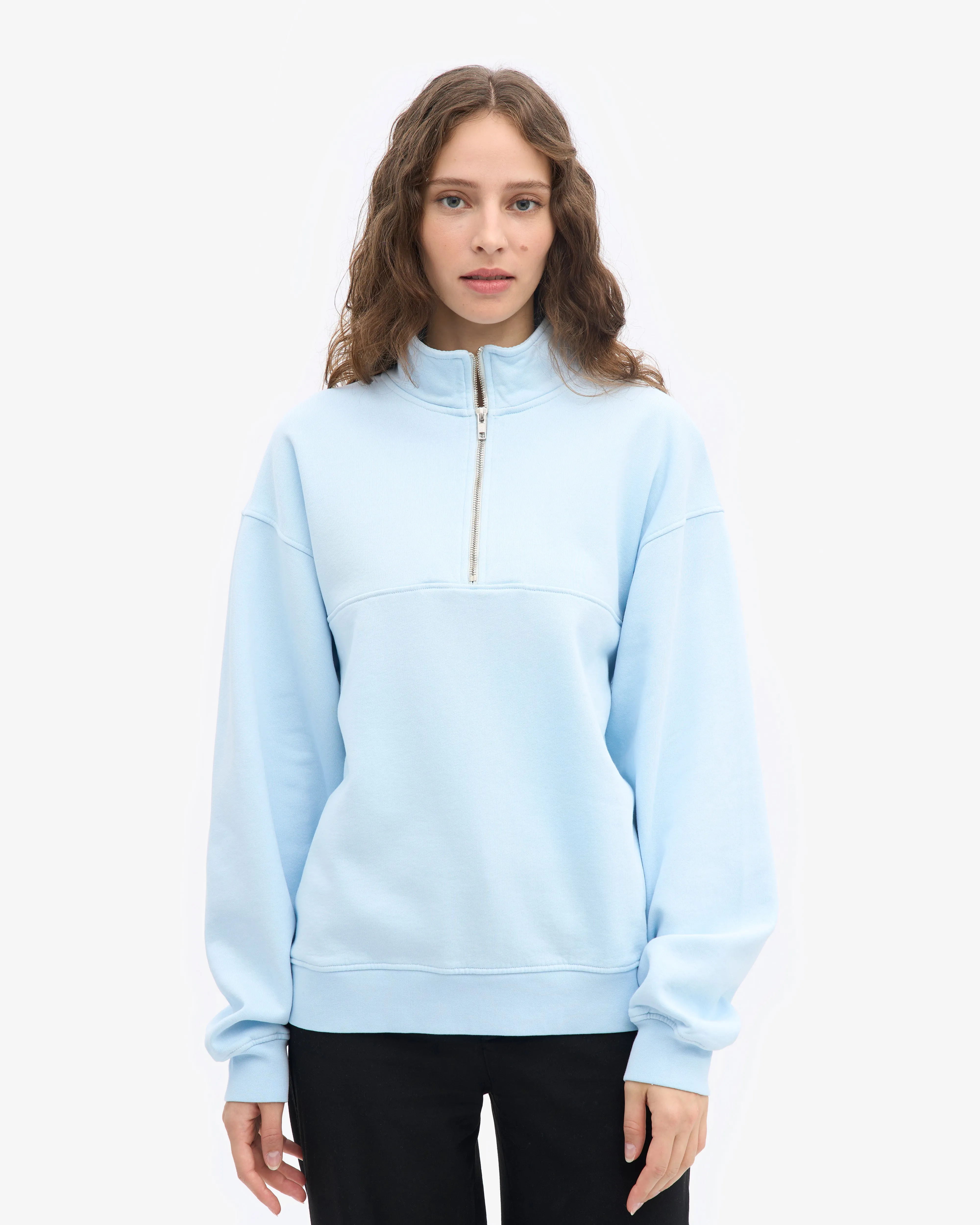 Organic Quarter Zip - Polar Blue sold by Colorful Standard product image thumbnail 2