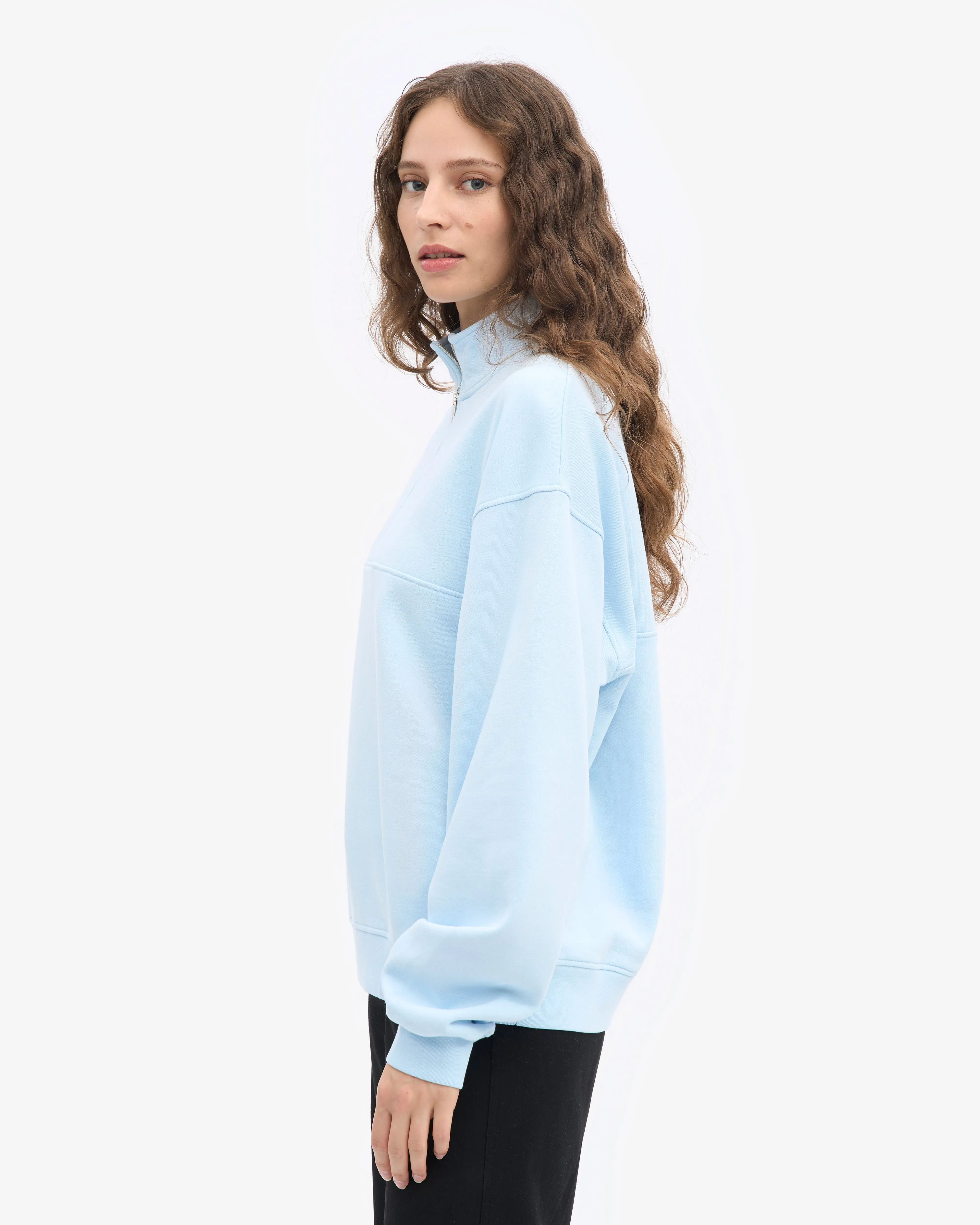 Organic Quarter Zip - Polar Blue sold by Colorful Standard product image thumbnail 3