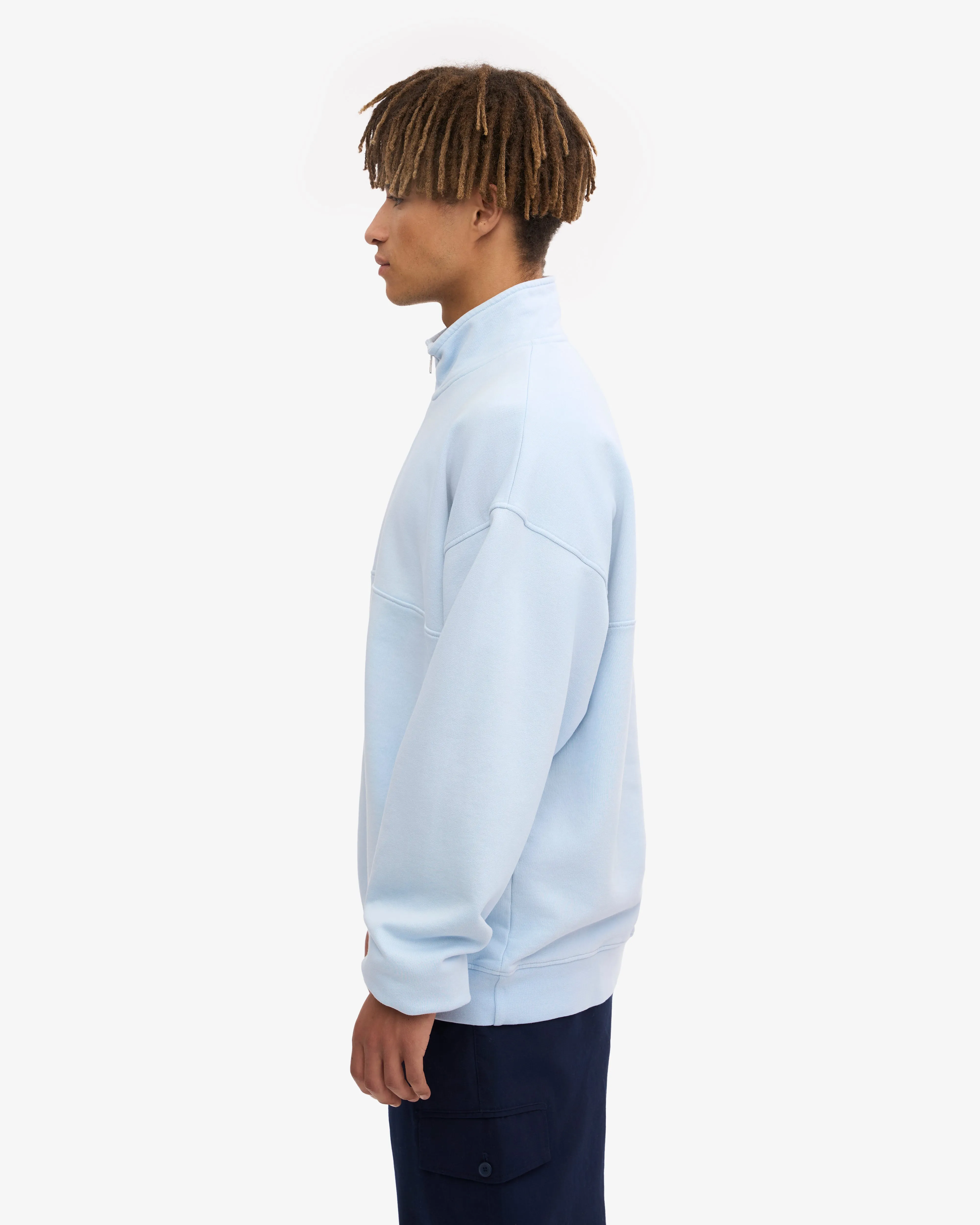 Organic Quarter Zip - Polar Blue sold by Colorful Standard product image thumbnail 3