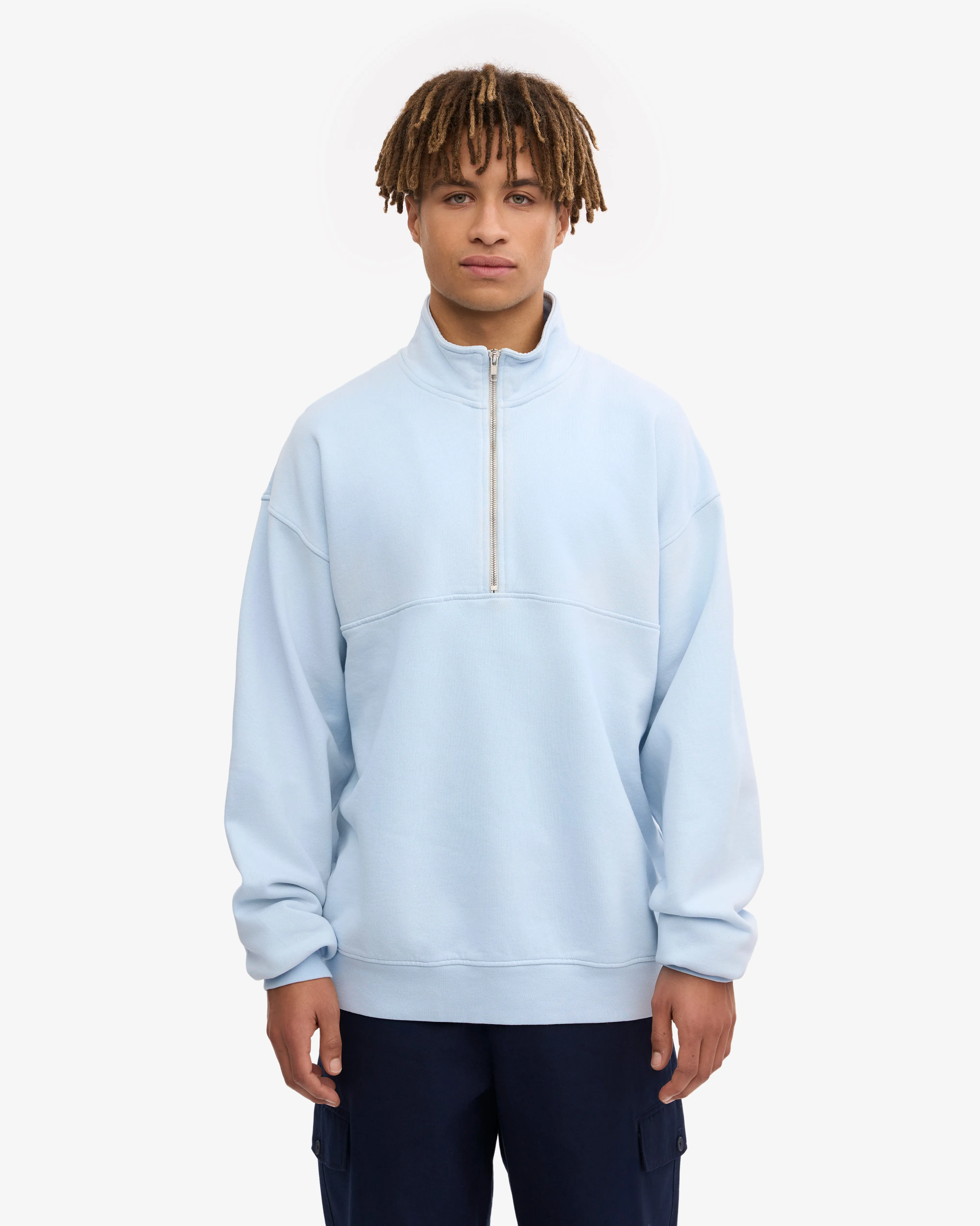 Organic Quarter Zip - Polar Blue sold by Colorful Standard product image thumbnail 2