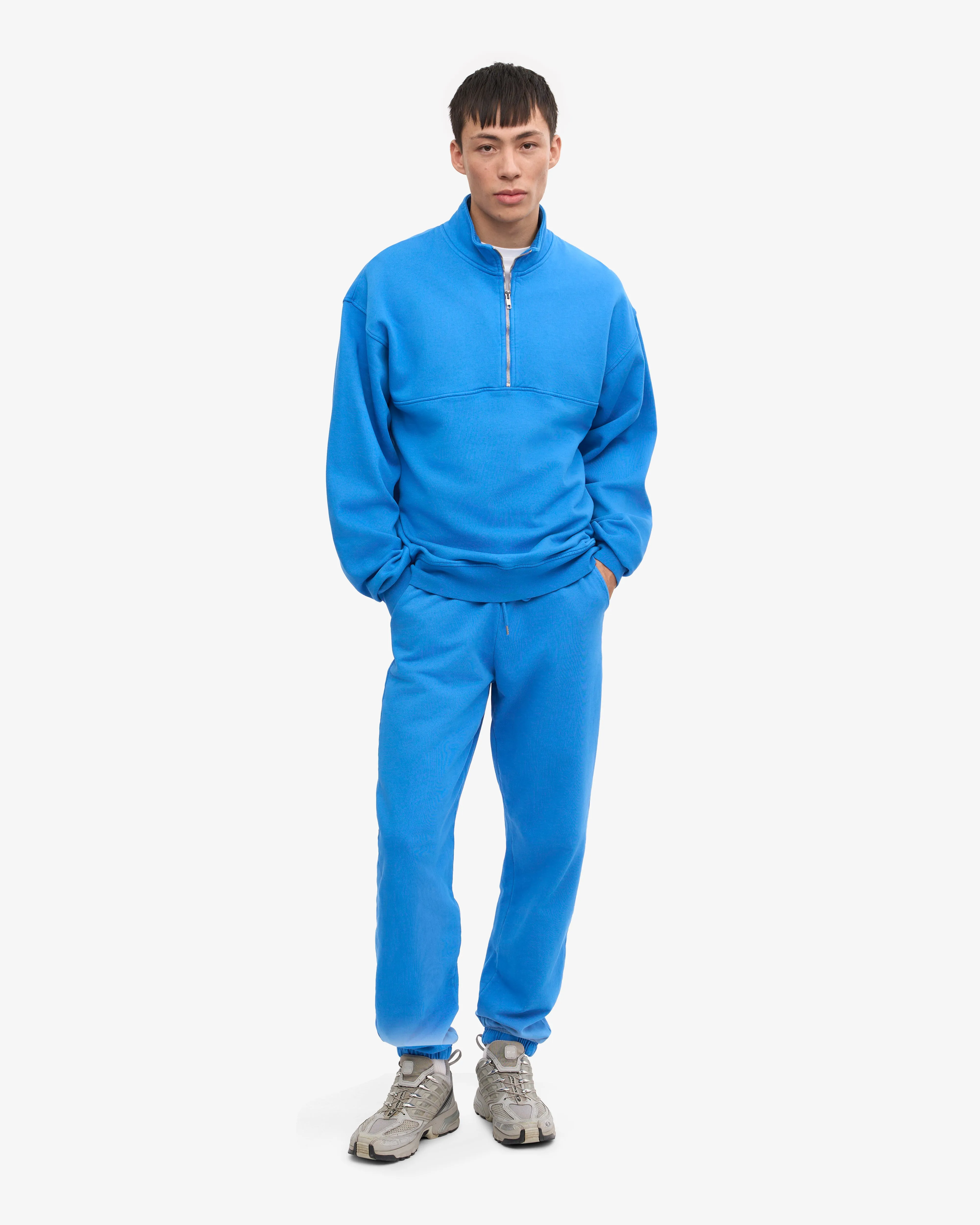 Organic Quarter Zip - Pacific Blue sold by Colorful Standard product image thumbnail 5