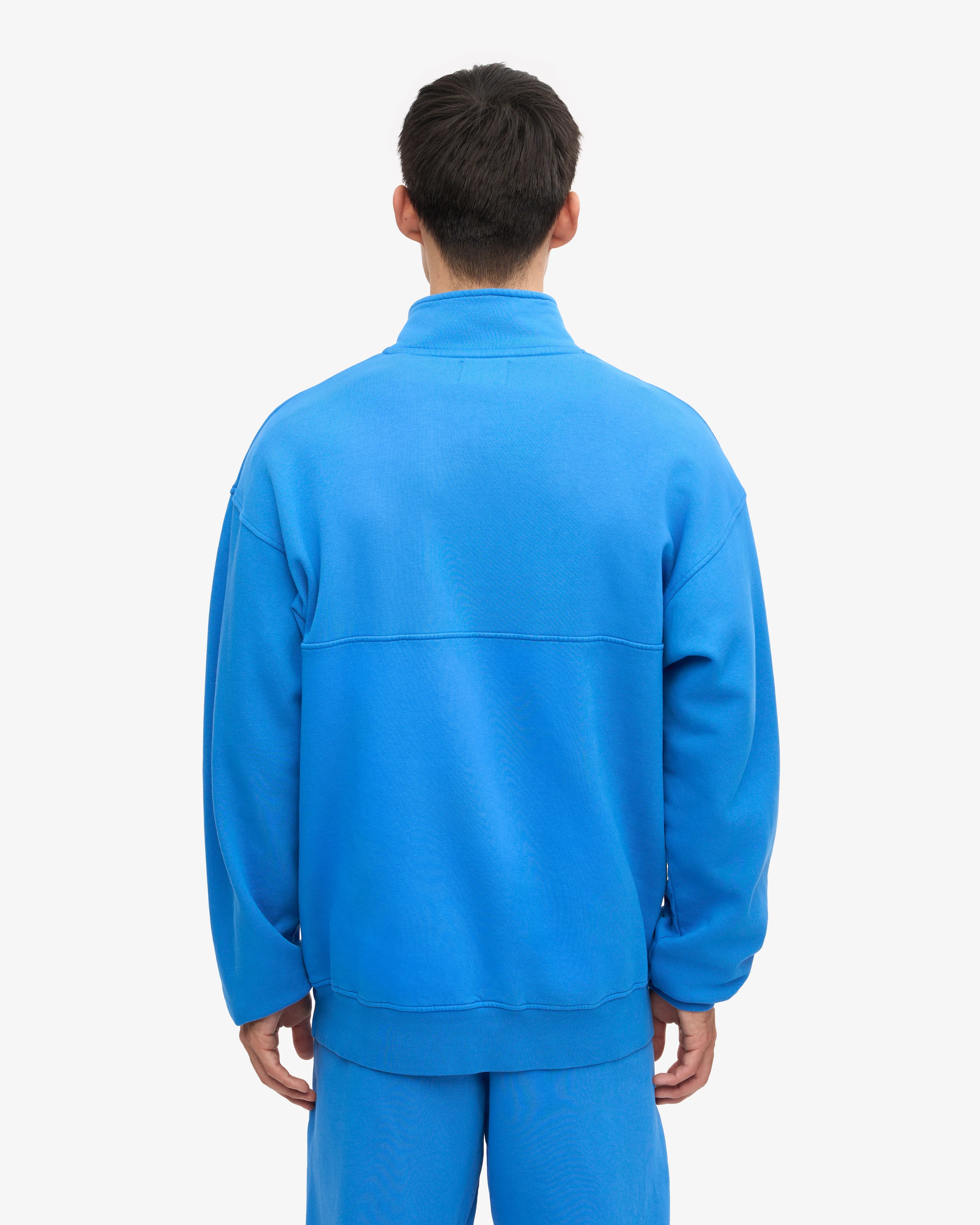 Organic Quarter Zip - Pacific Blue sold by Colorful Standard product image thumbnail 4