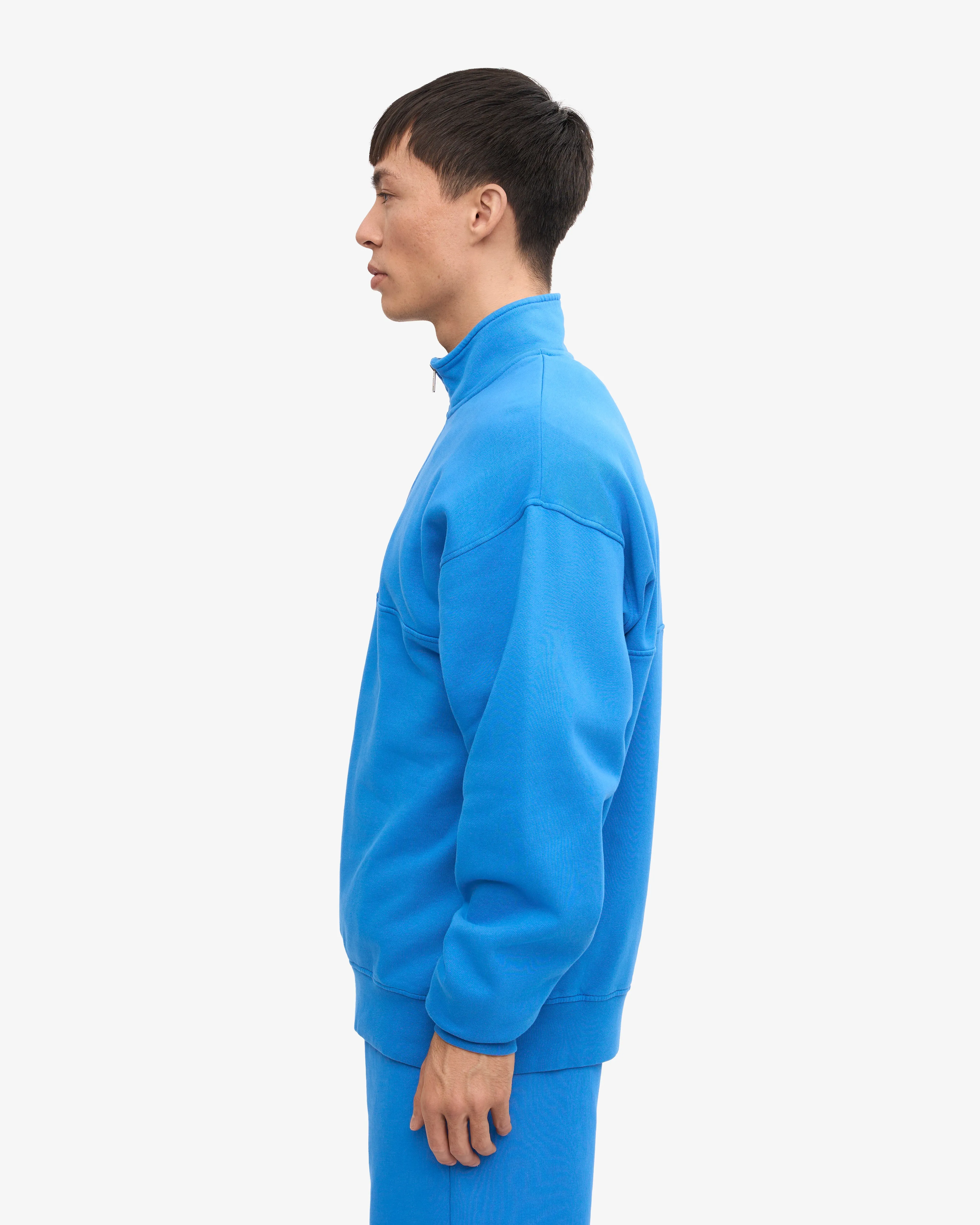 Organic Quarter Zip - Pacific Blue sold by Colorful Standard product image thumbnail 3