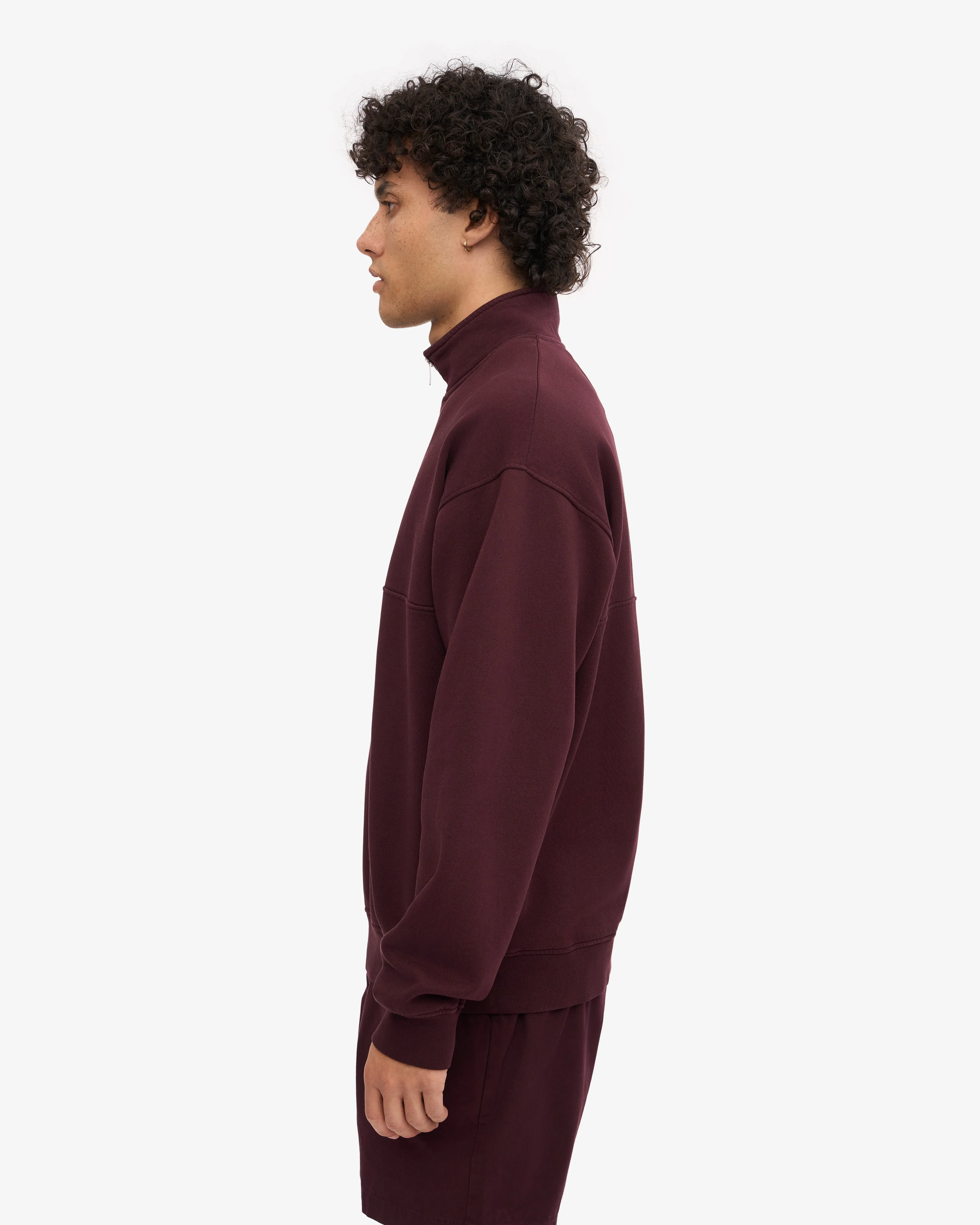 Organic Quarter Zip - Oxblood Red sold by Colorful Standard product image thumbnail 3