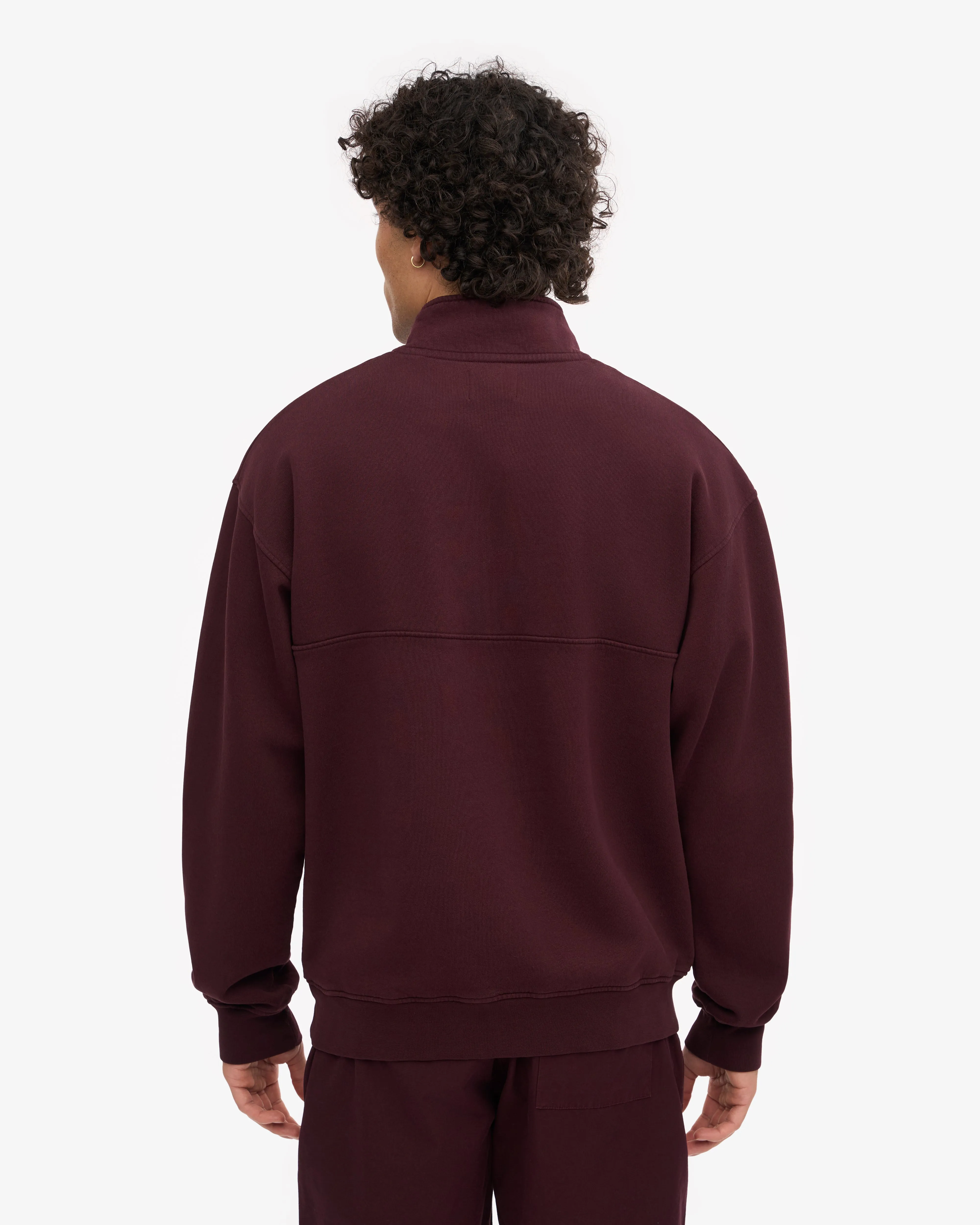 Organic Quarter Zip - Oxblood Red sold by Colorful Standard product image thumbnail 4