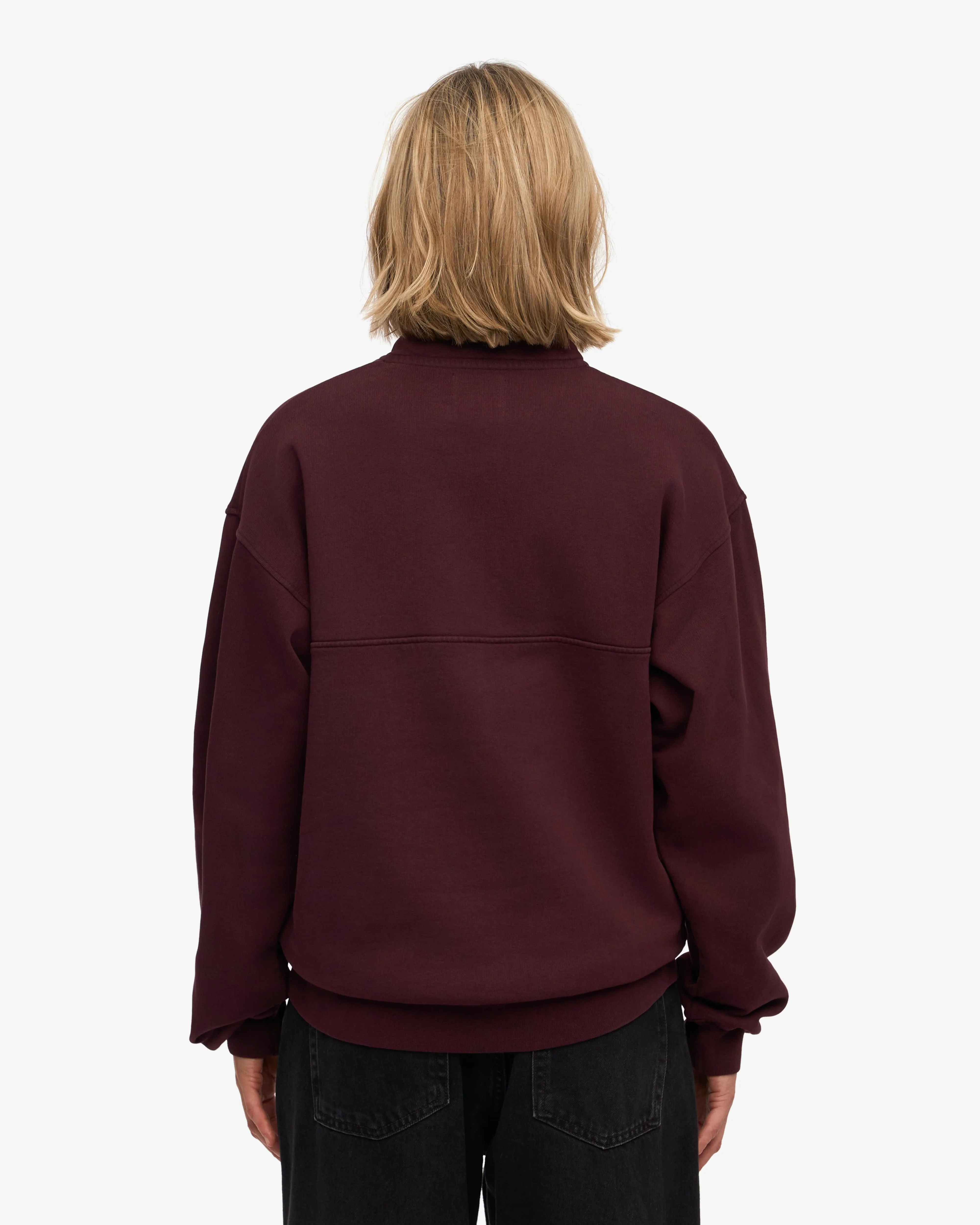 Organic Quarter Zip - Oxblood Red sold by Colorful Standard product image thumbnail 4