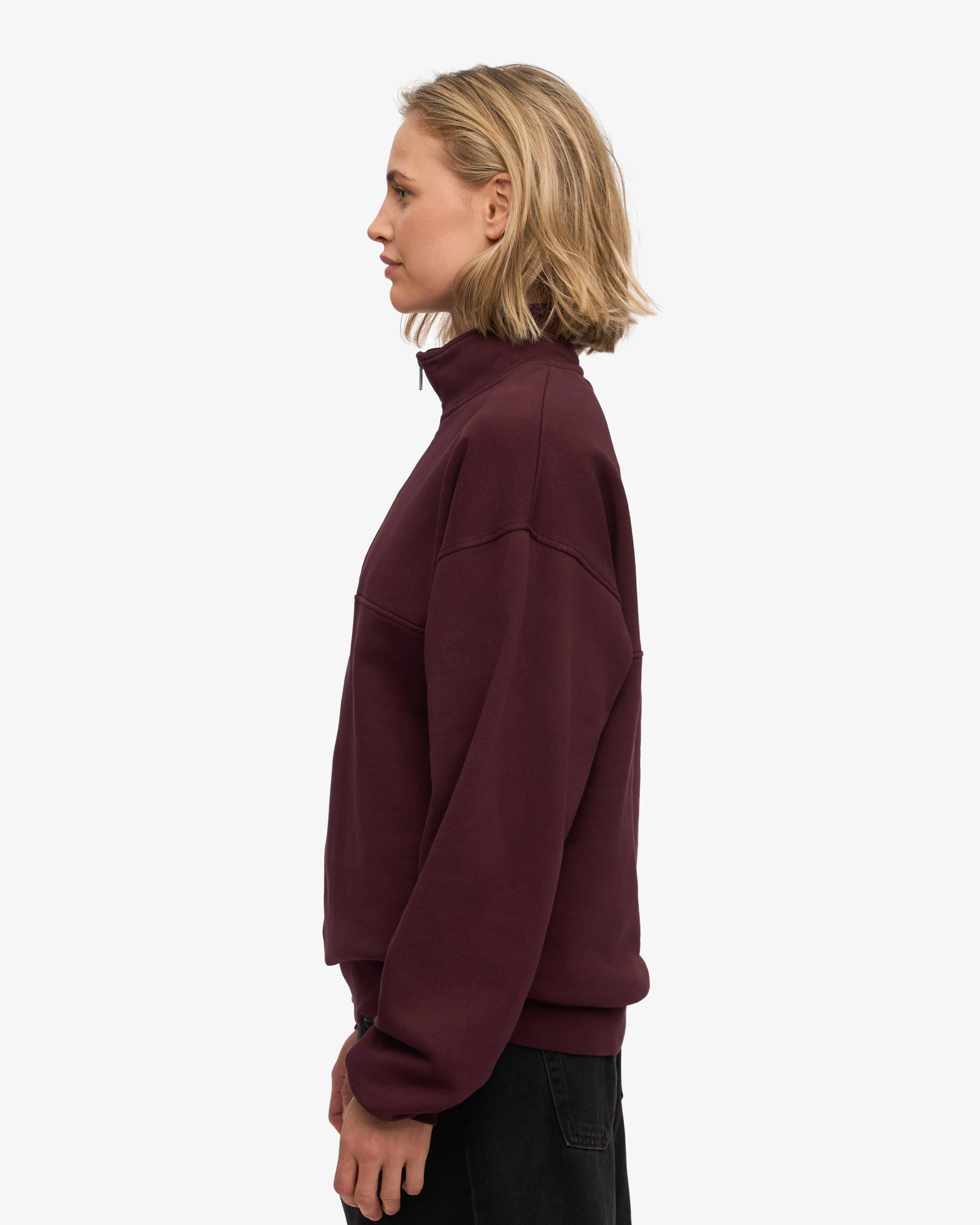 Organic Quarter Zip - Oxblood Red sold by Colorful Standard product image thumbnail 3