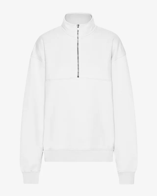 Organic Quarter Zip - Optical White sold by Colorful Standard