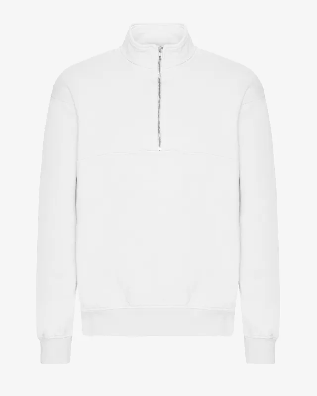 Organic Quarter Zip - Optical White sold by Colorful Standard