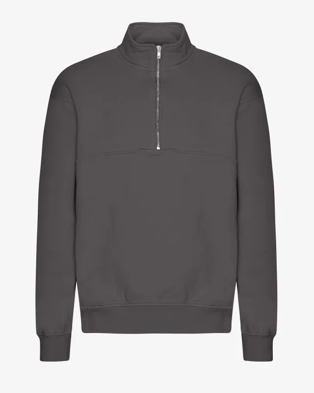 Organic Quarter Zip - Lava Grey sold by Colorful Standard