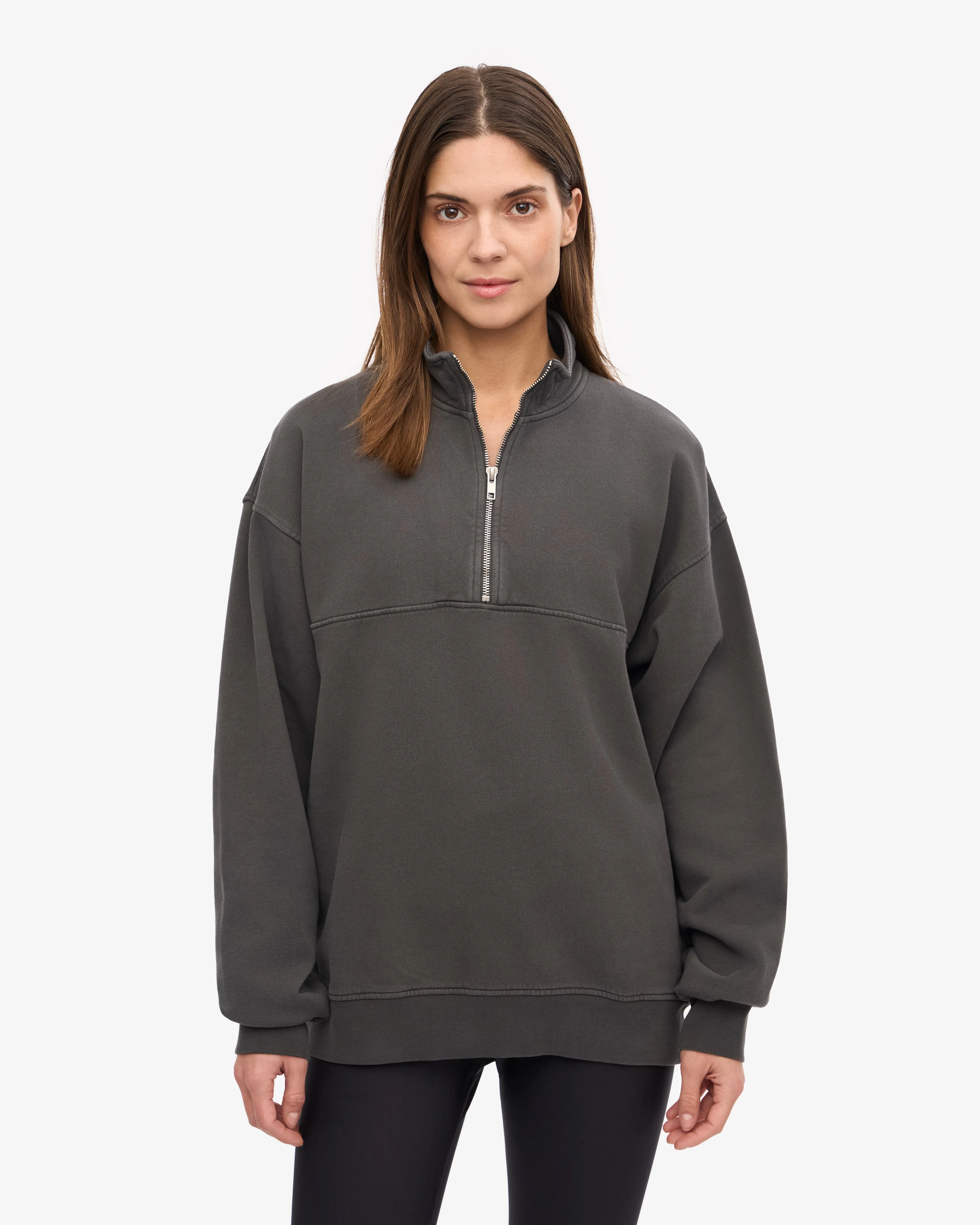 Organic Quarter Zip - Lava Grey sold by Colorful Standard product image thumbnail 2