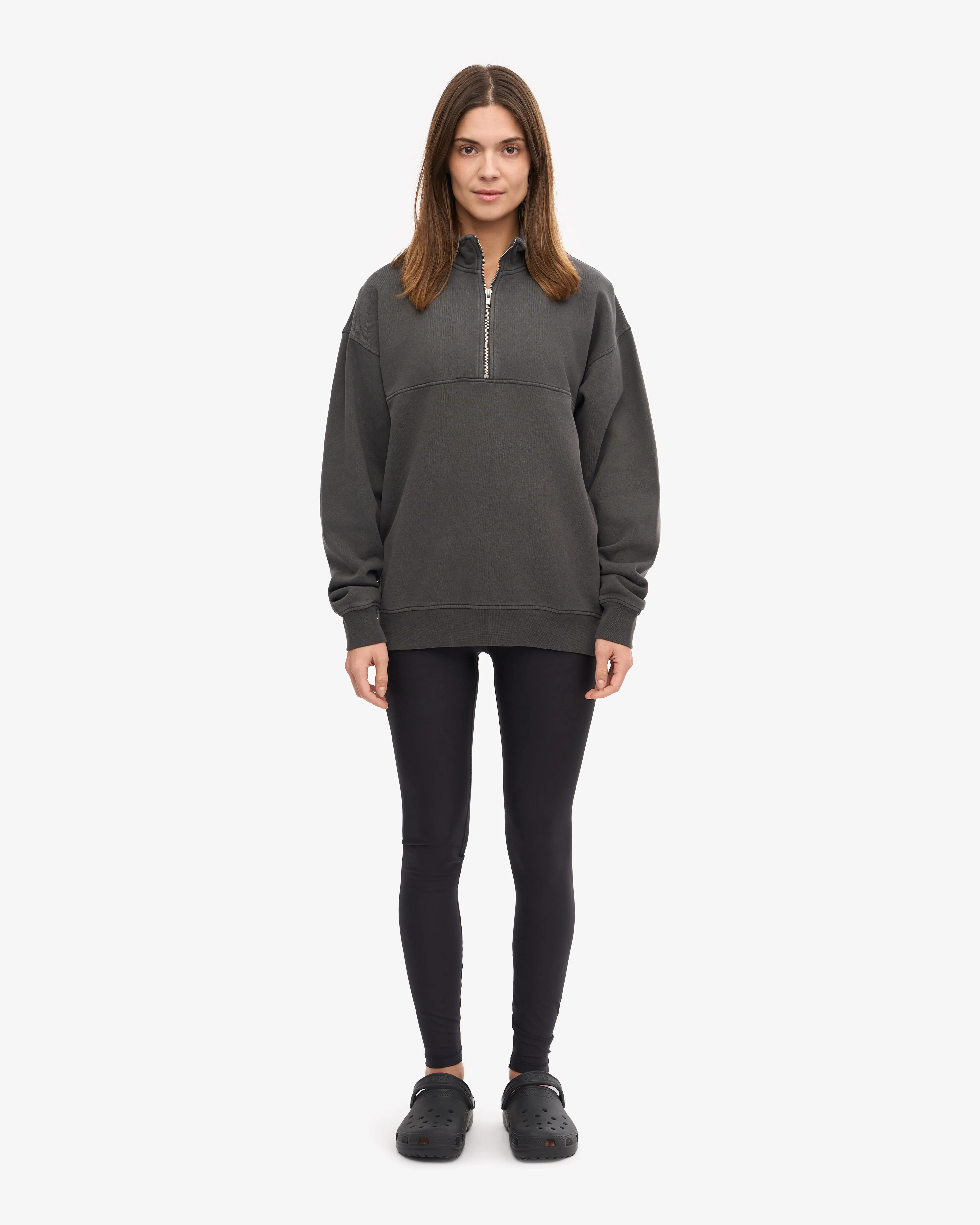 Organic Quarter Zip - Lava Grey sold by Colorful Standard product image thumbnail 5