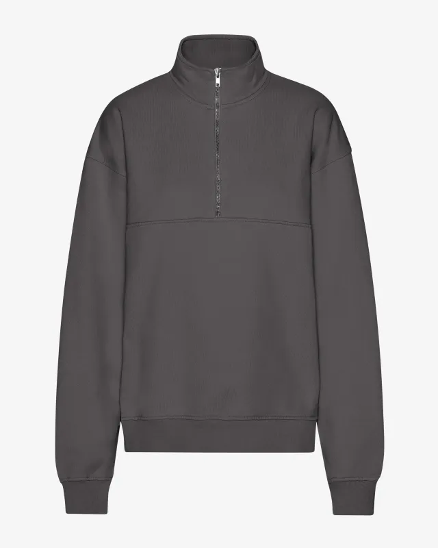 Organic Quarter Zip - Lava Grey sold by Colorful Standard