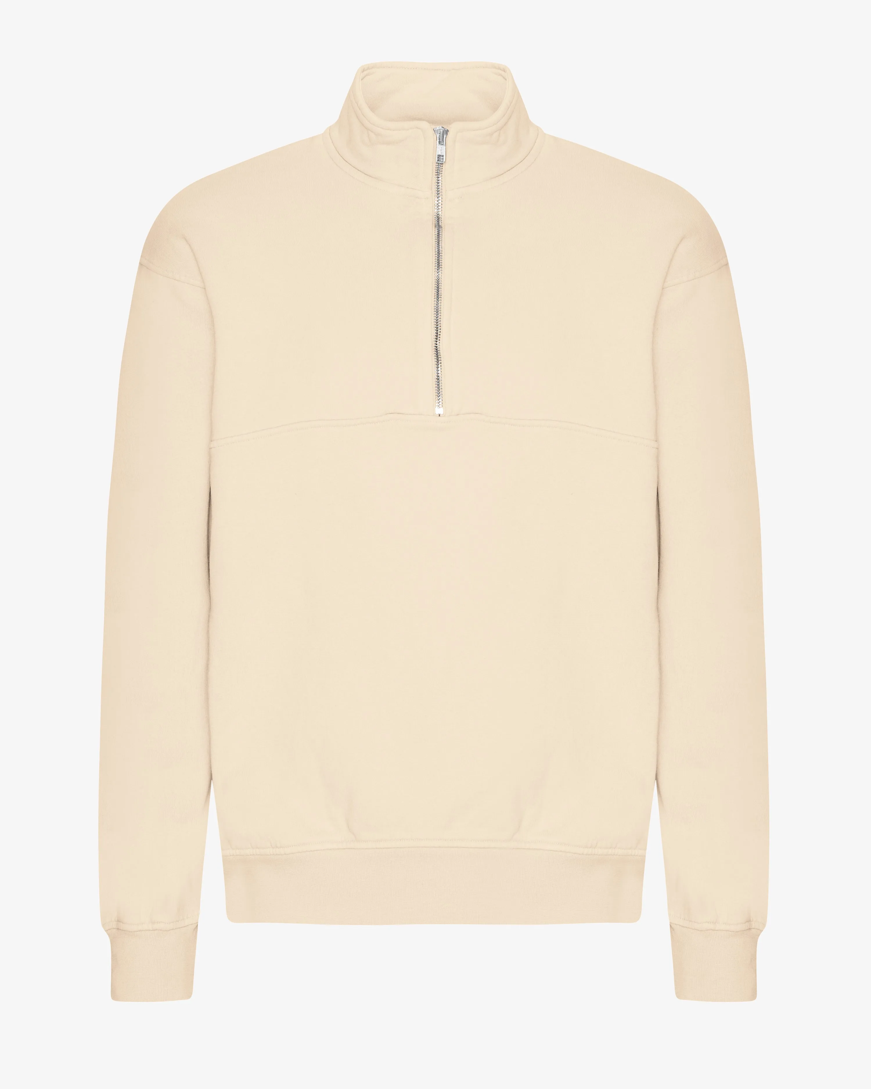 Organic Quarter Zip - Ivory White sold by Colorful Standard