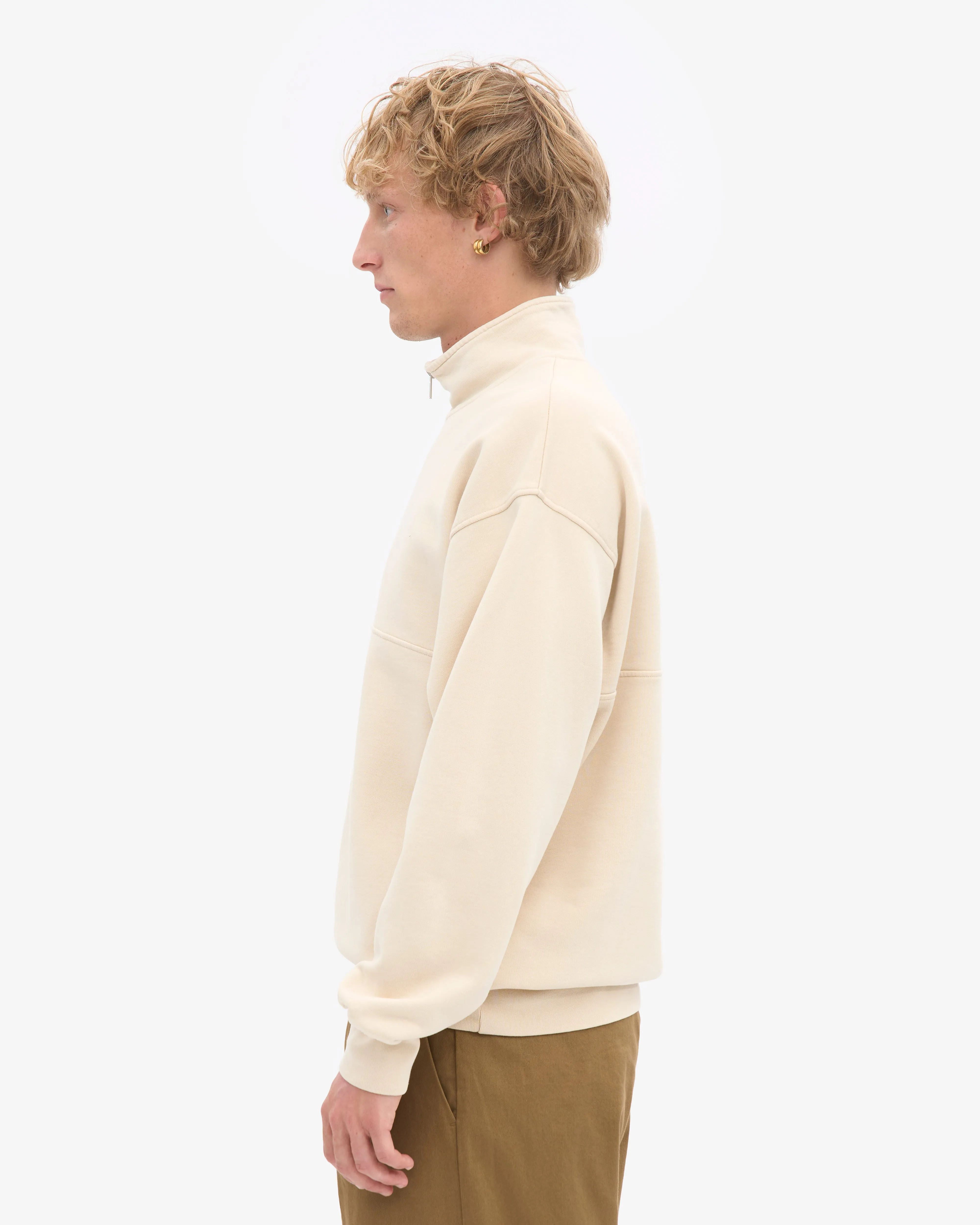 Organic Quarter Zip - Ivory White sold by Colorful Standard product image thumbnail 3